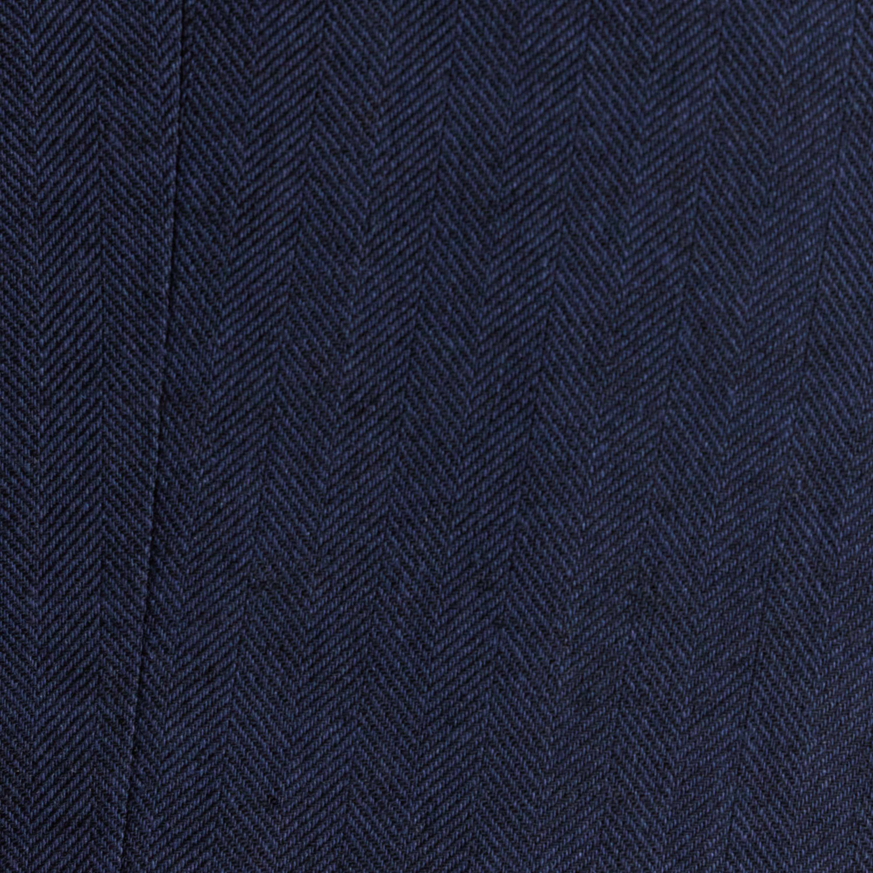 Navy Theo Herringbone Blazer