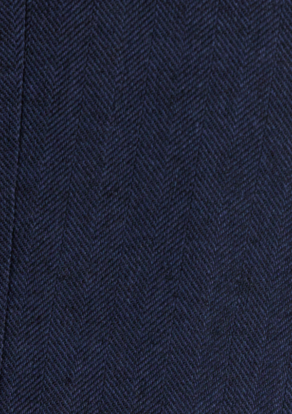 Navy Theo Herringbone Blazer