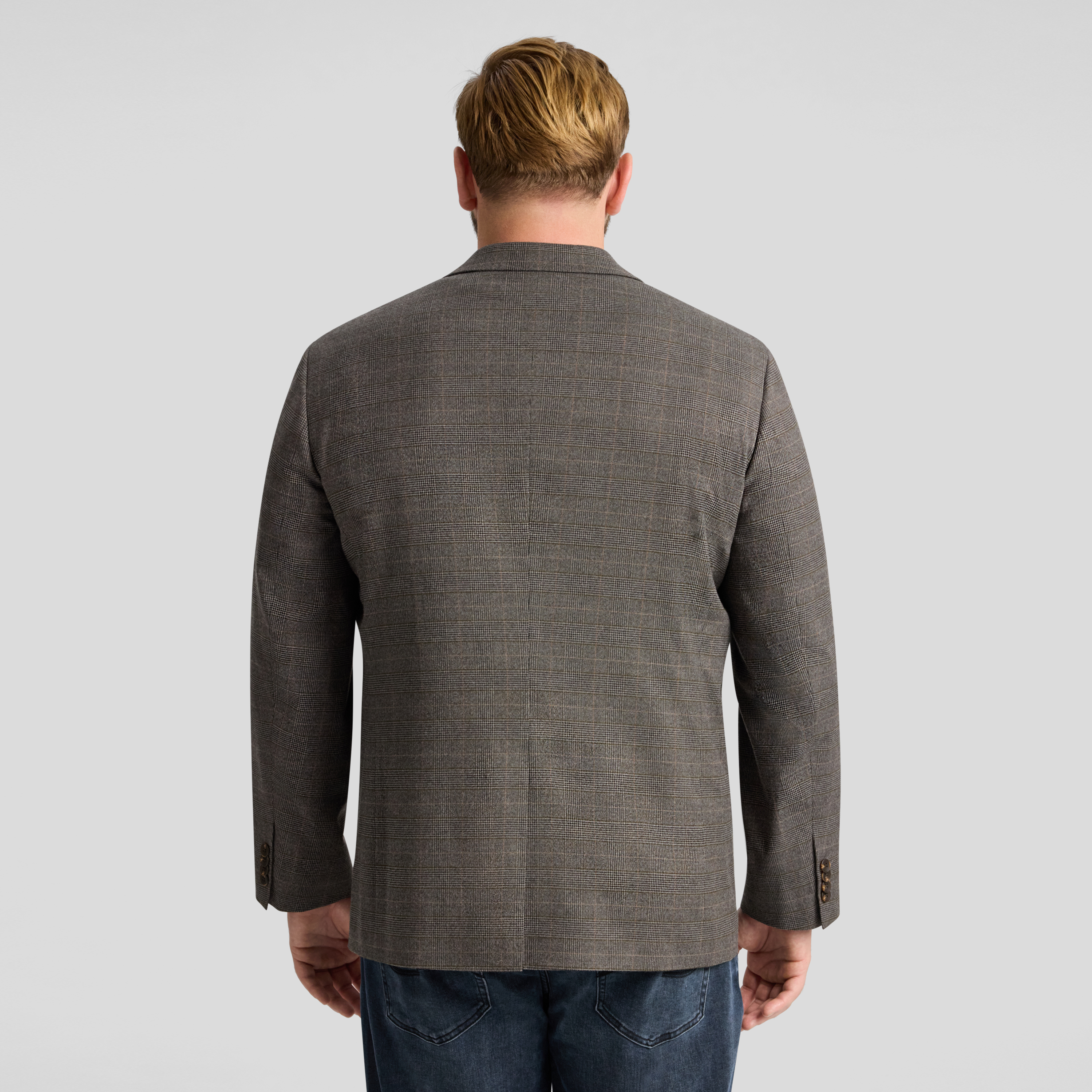 Brown Will Check Blazer