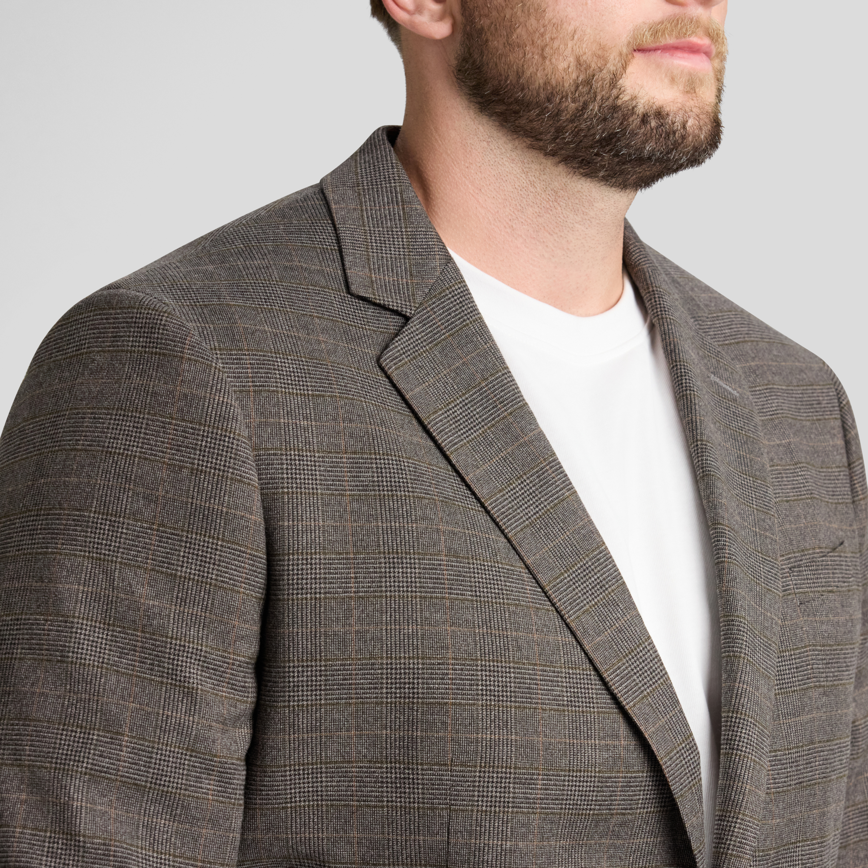 Brown Will Check Blazer