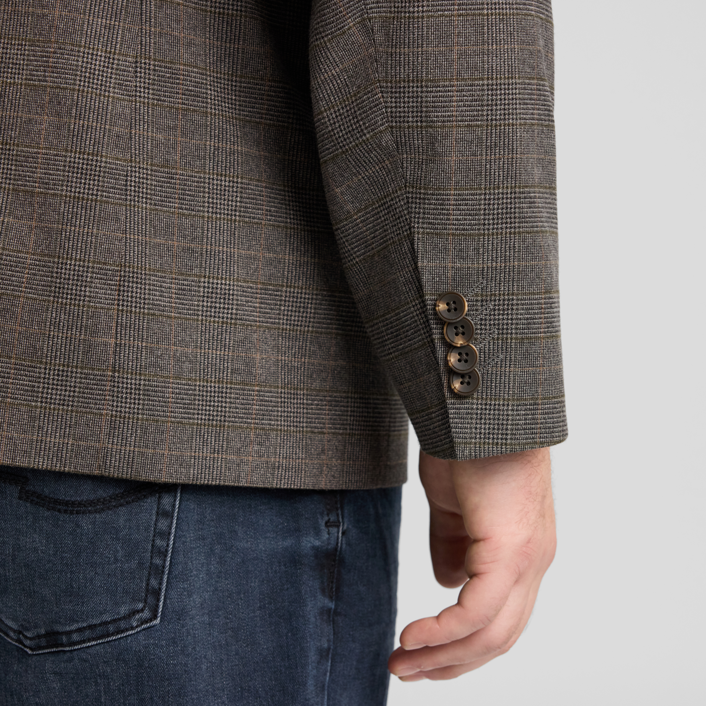 Brown Will Check Blazer