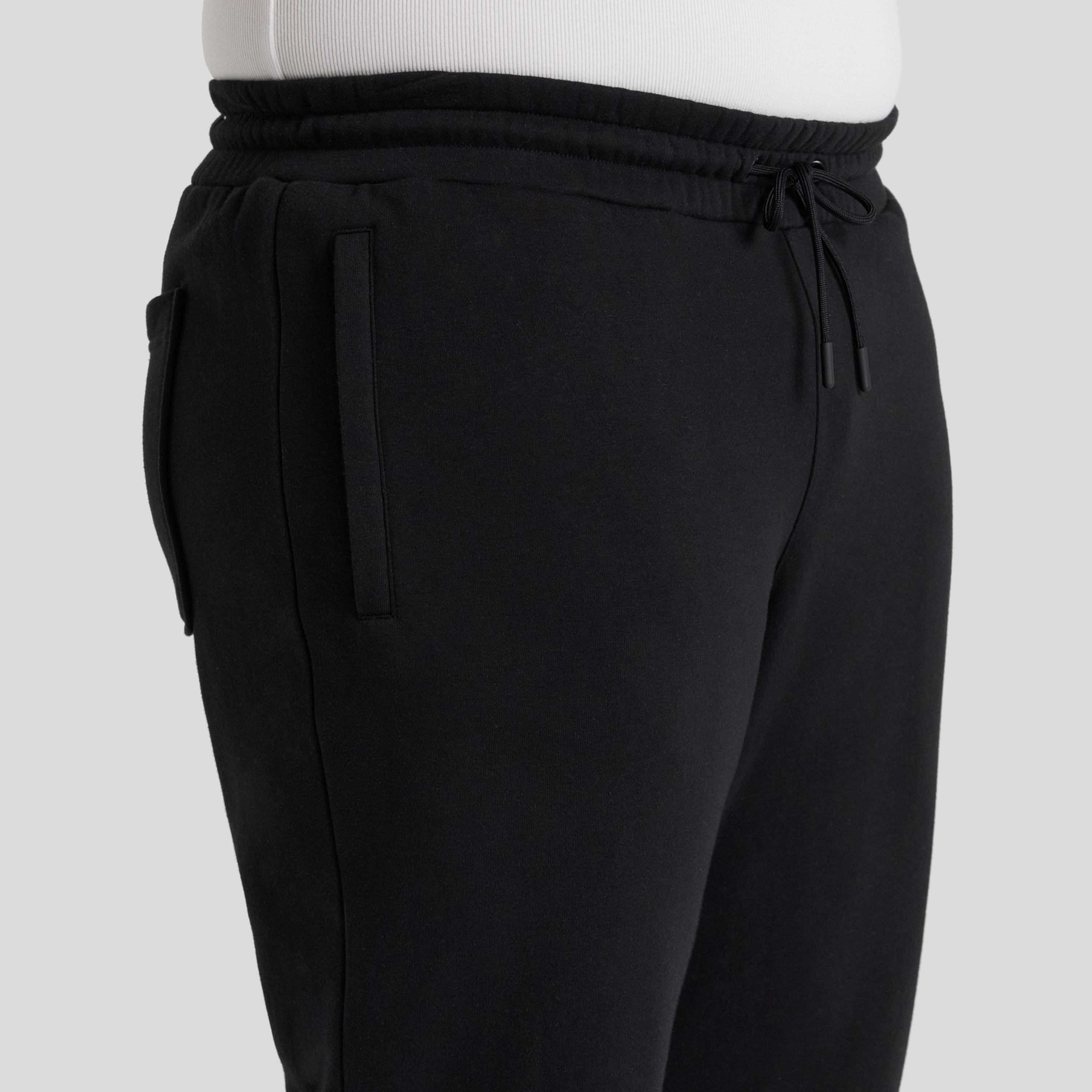 Black Essential Jogger Track Pant