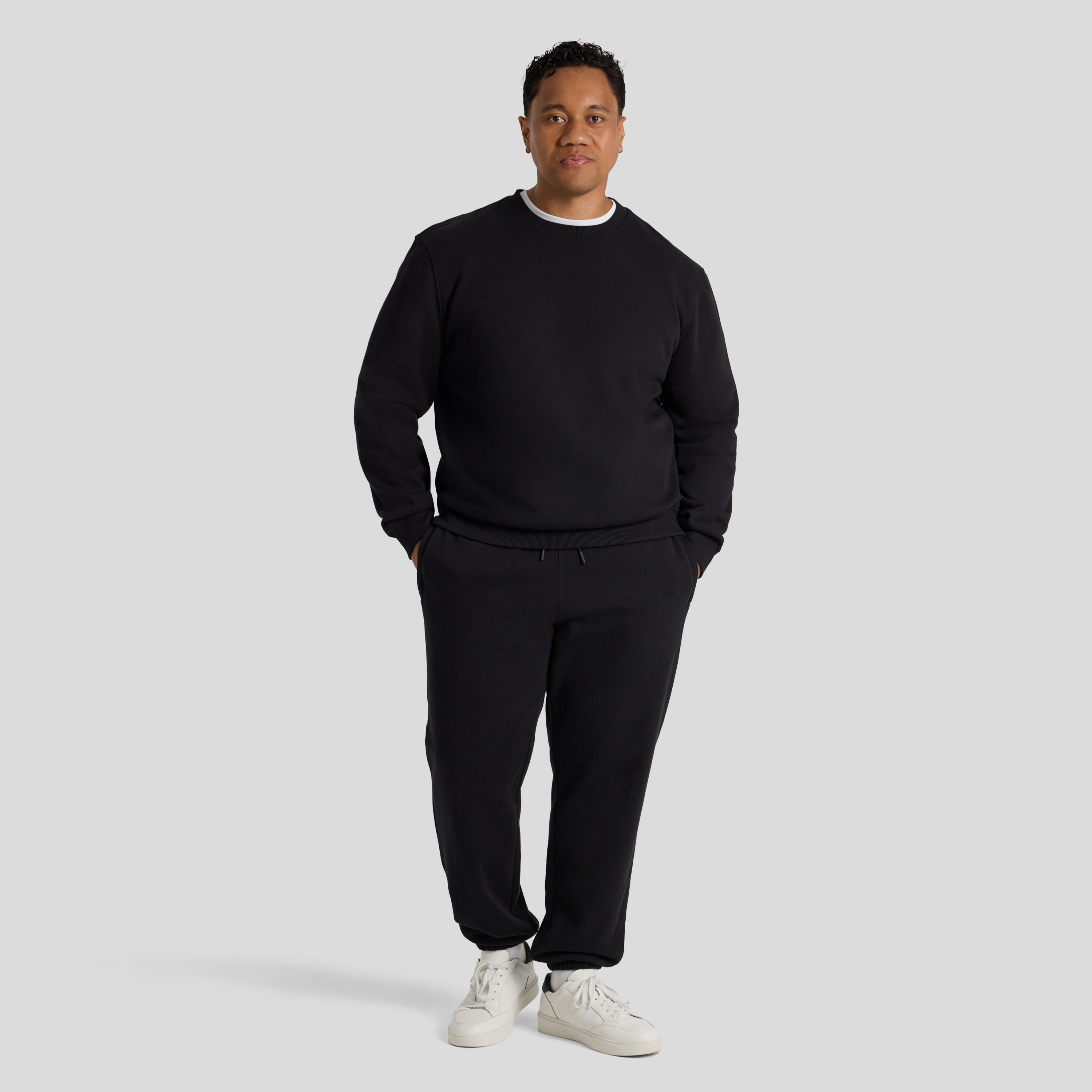 Black Essential Jogger Track Pant