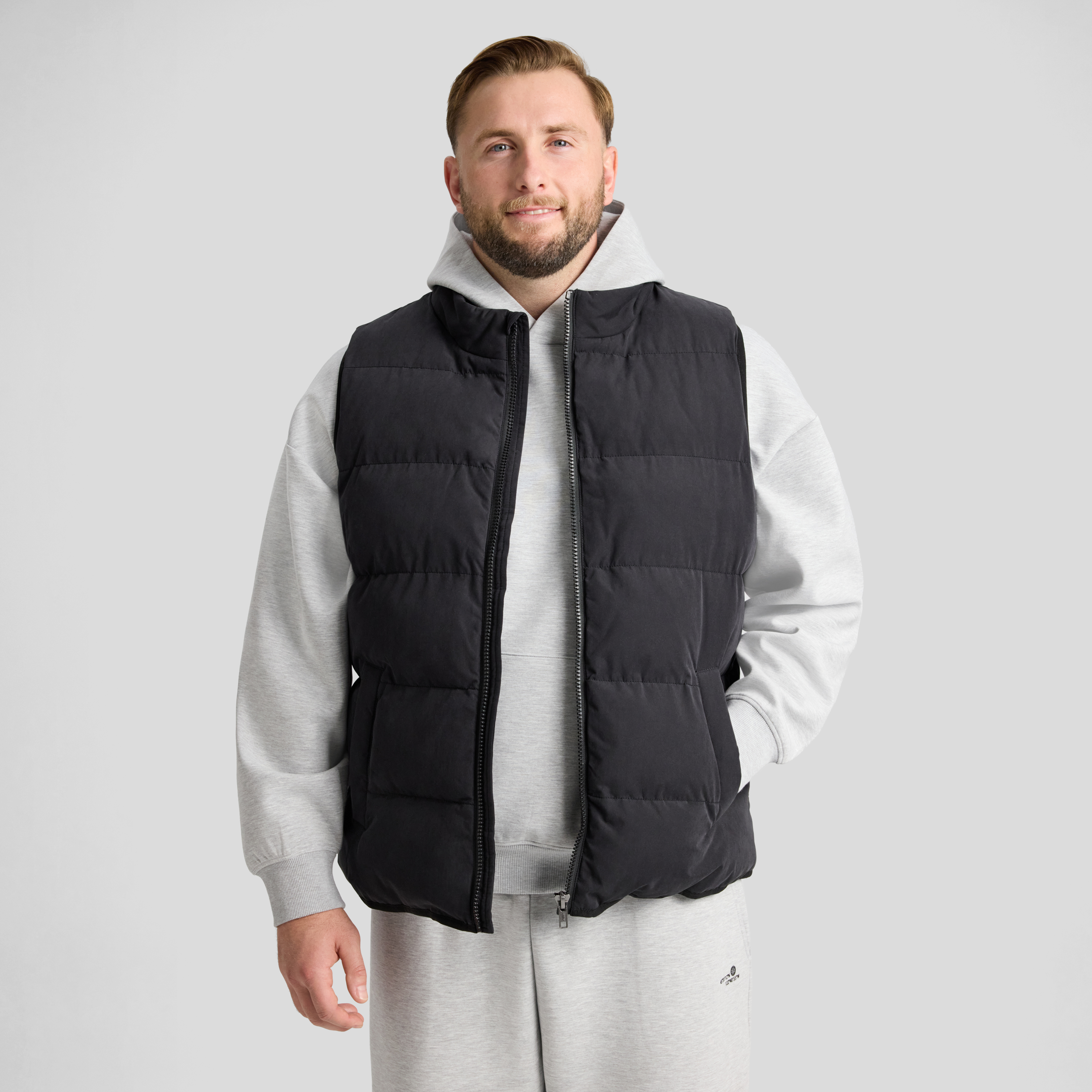 Black Fargo Puffa Vest