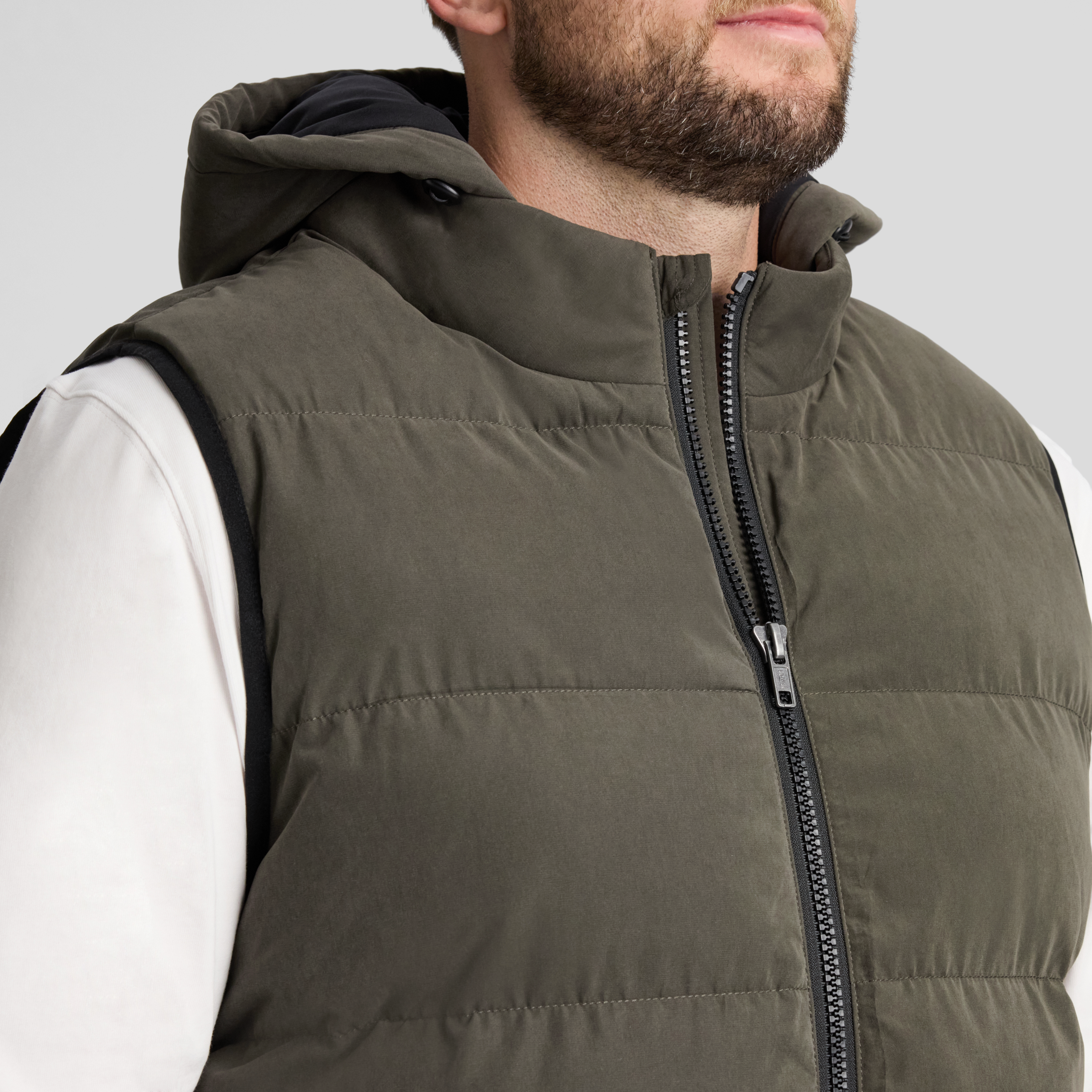 Olive Fargo Puffa Vest