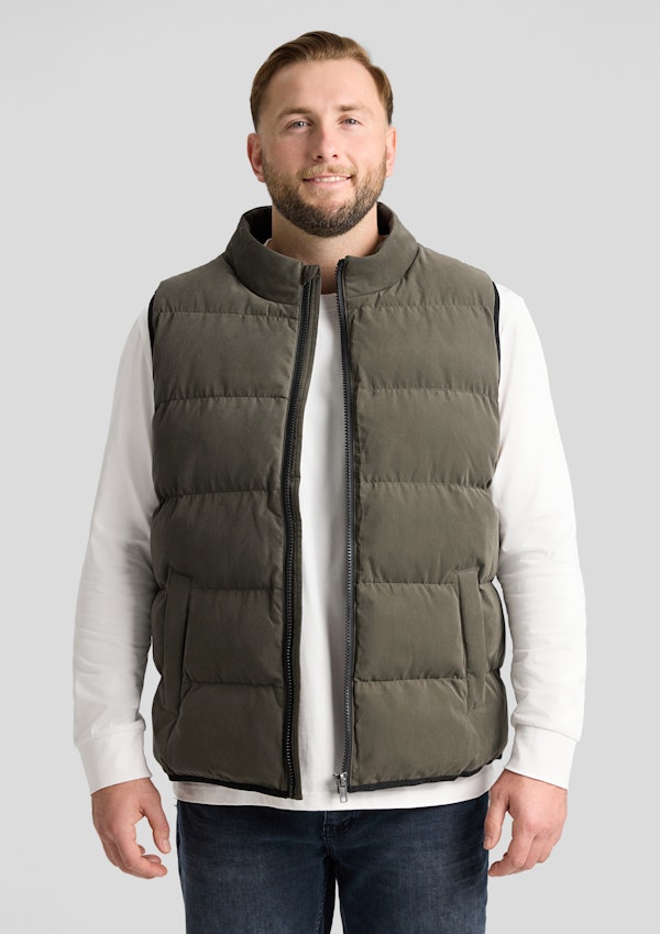 Olive Fargo Puffa Vest