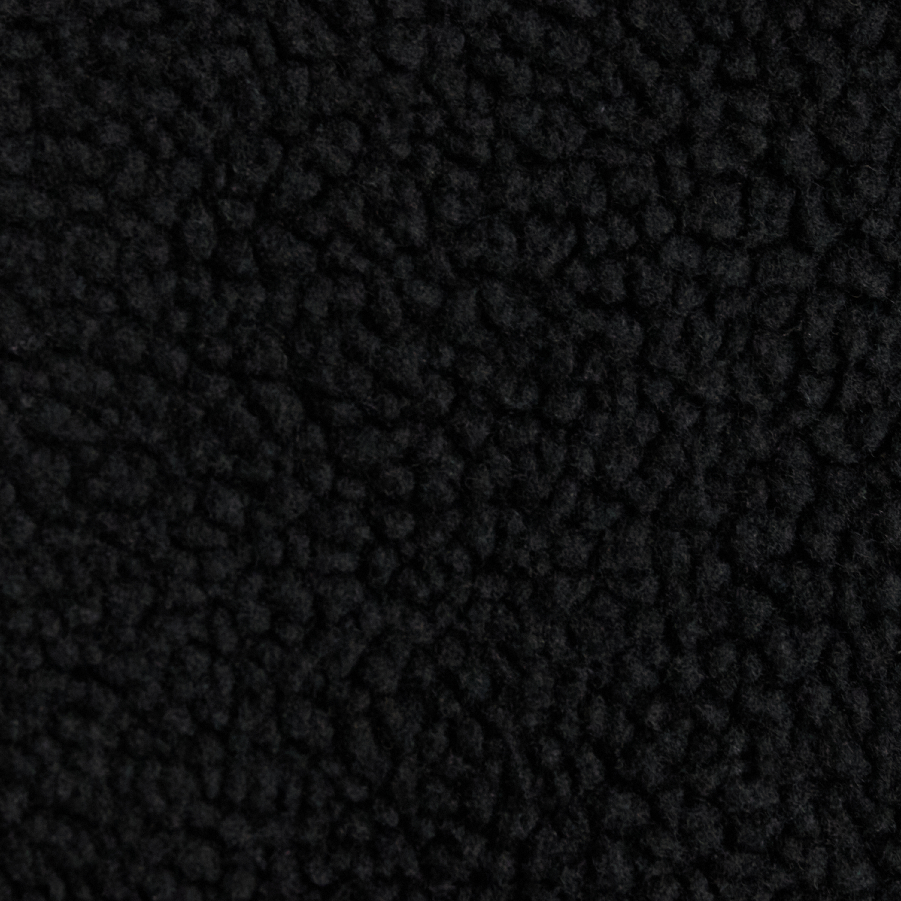 Black Teddy Sherpa Zip Thru Jacket