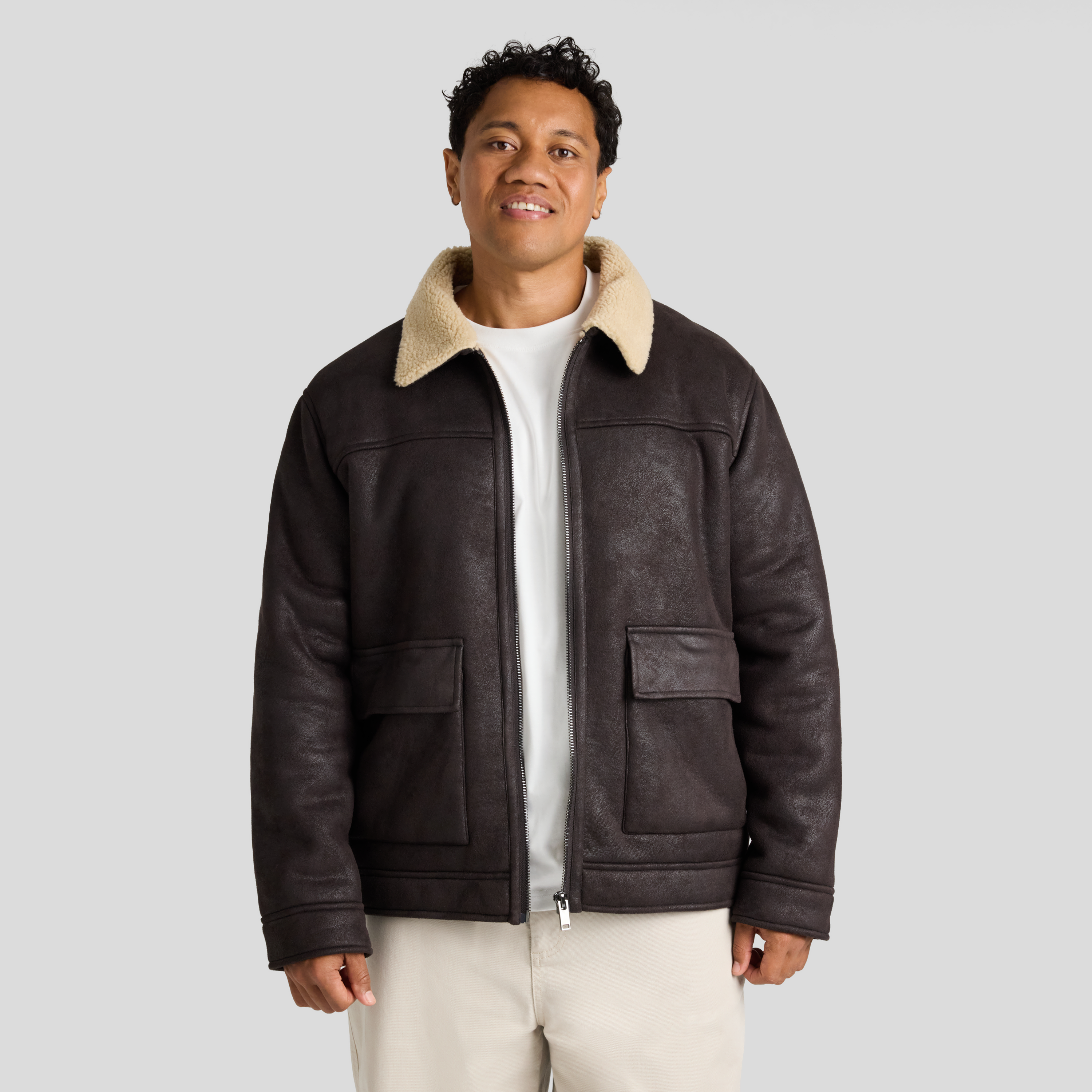 Bomber Sherpa Jacket