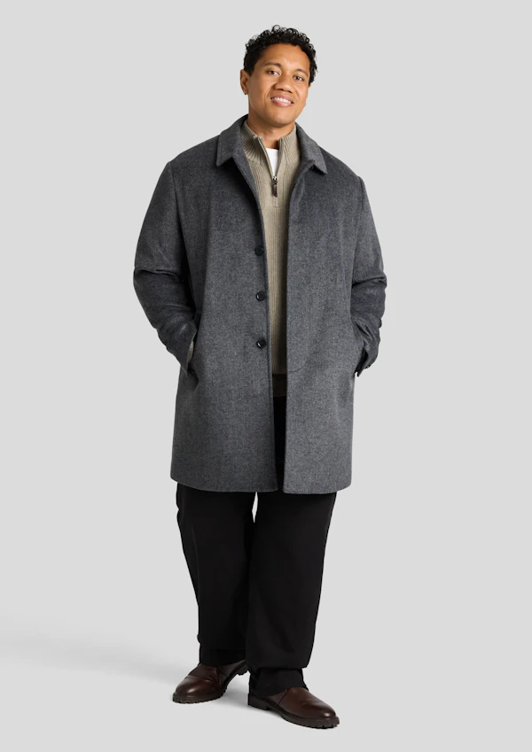 Charcoal Kelly Car Coat