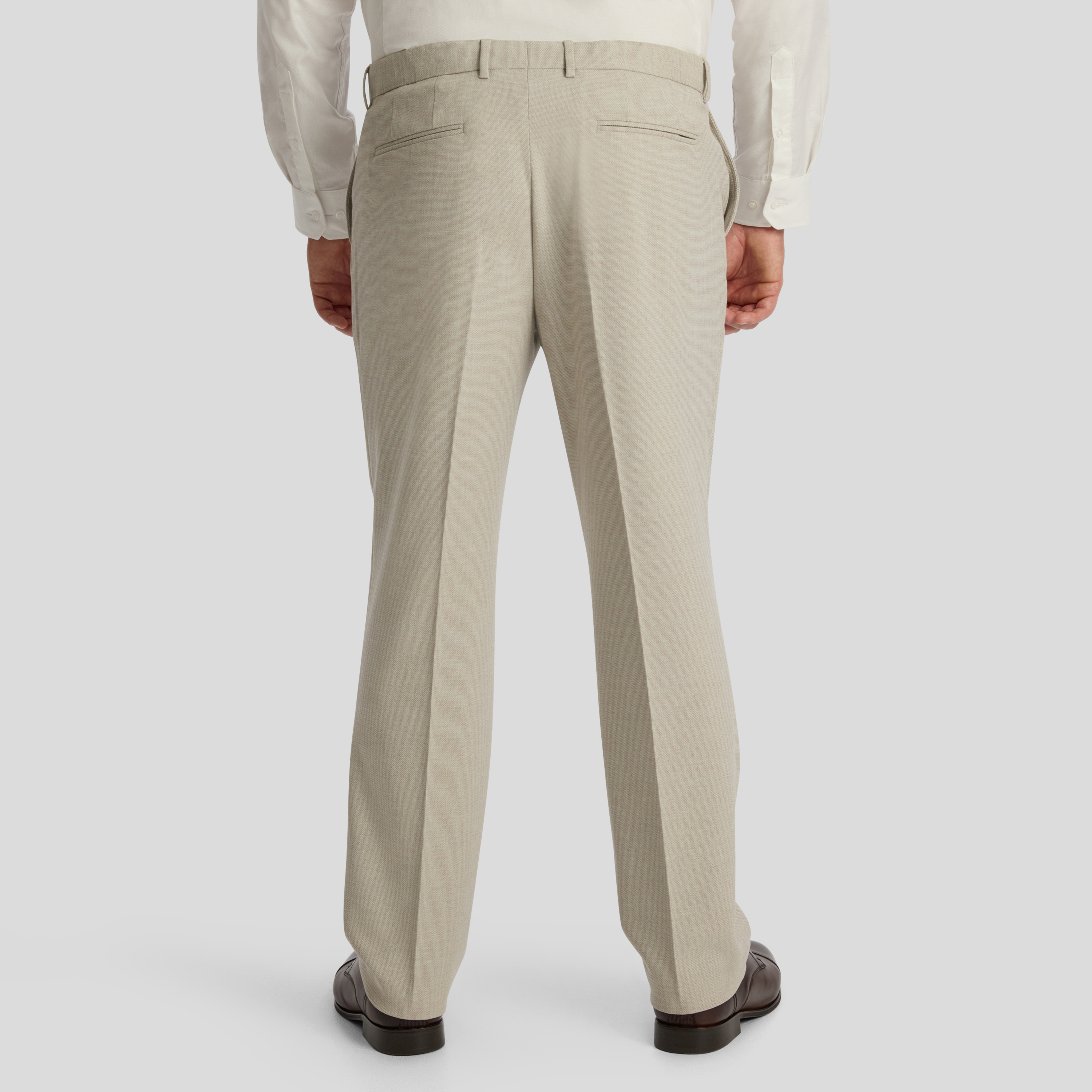 Stone Enzo Textured Suit Pant