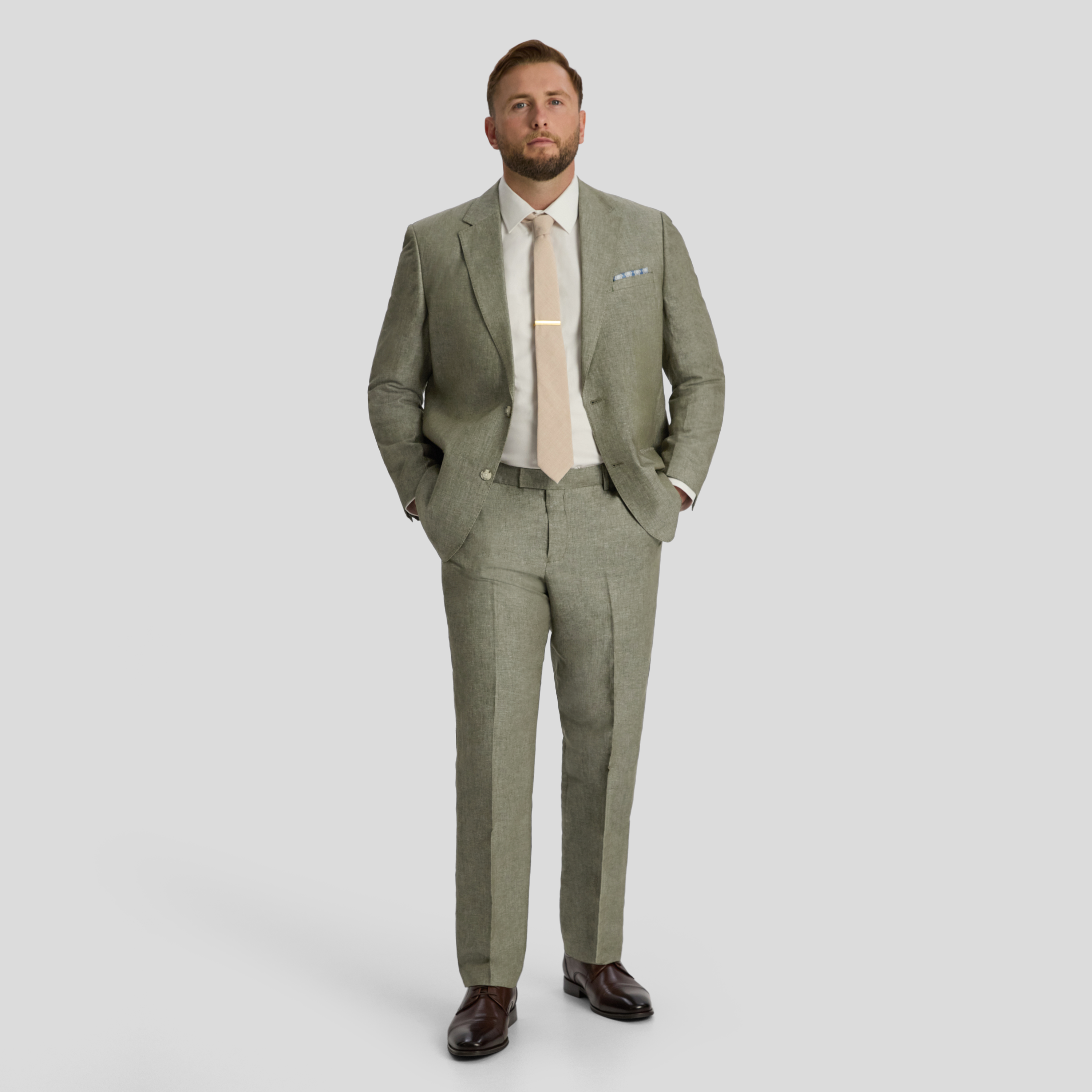Thyme Marco Linen Blend Dress Pant