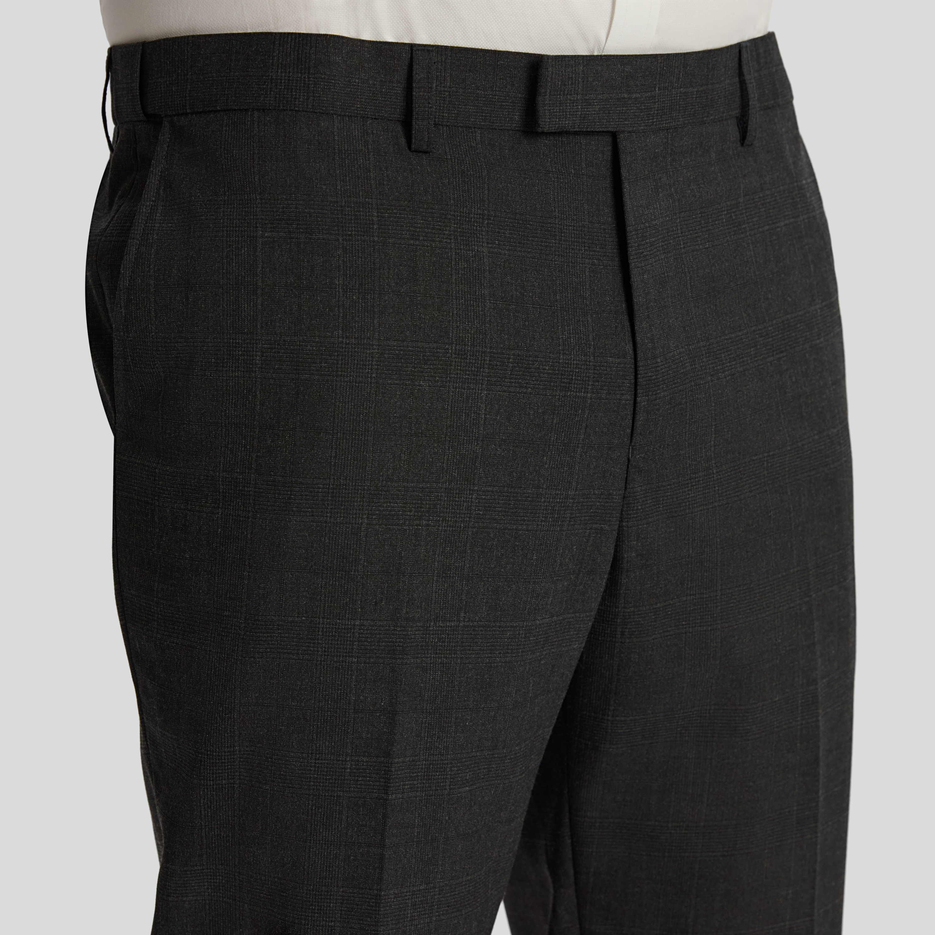 Charcoal London Check Dress Pant
