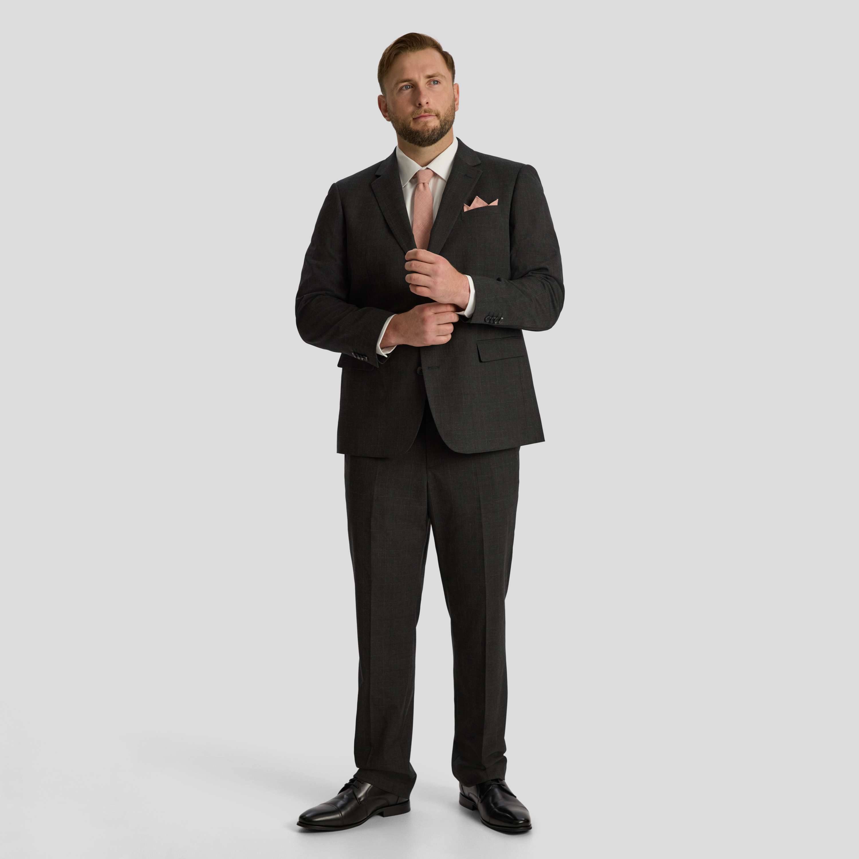 Charcoal London Check Dress Pant
