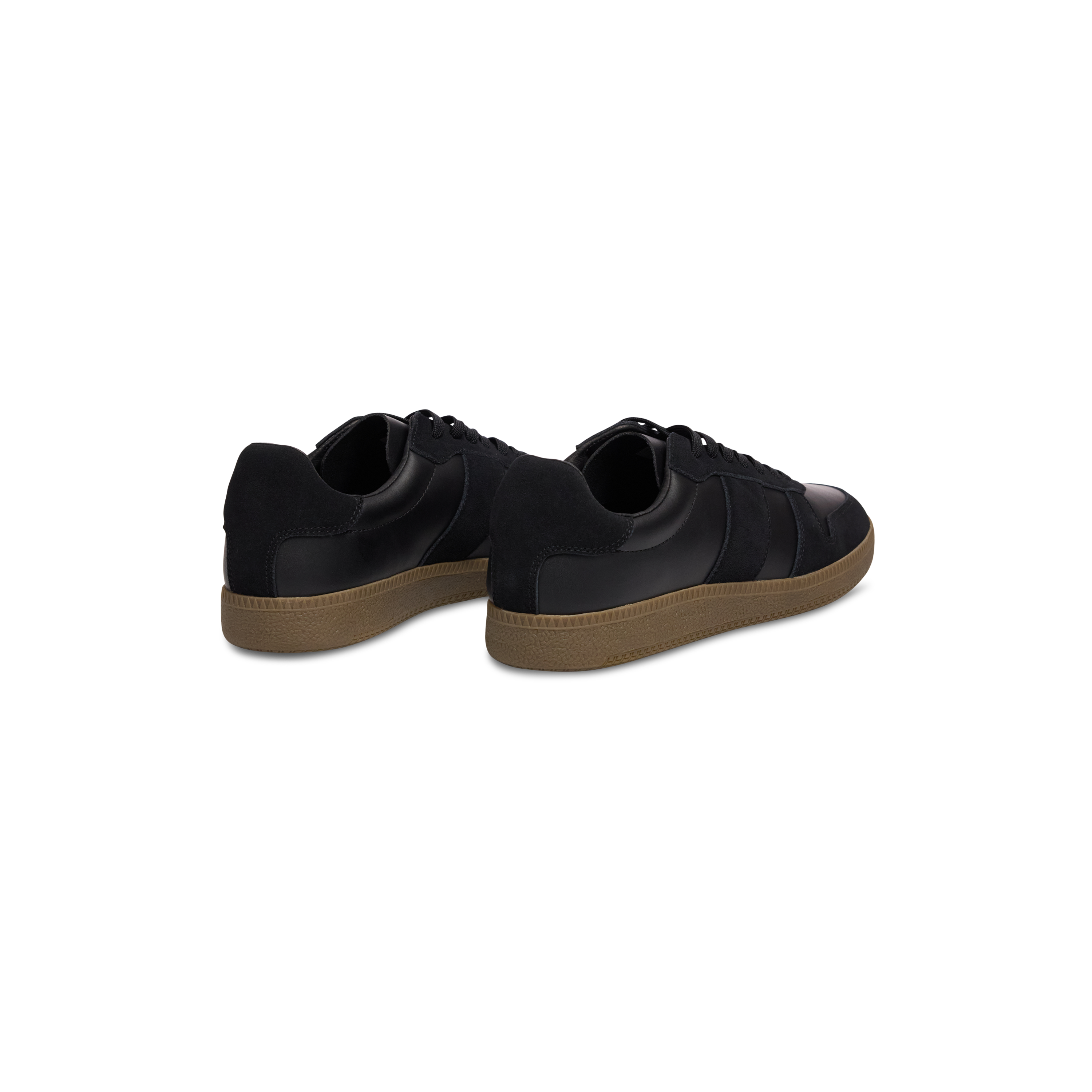 Black Elijah Suede Mix Sneaker