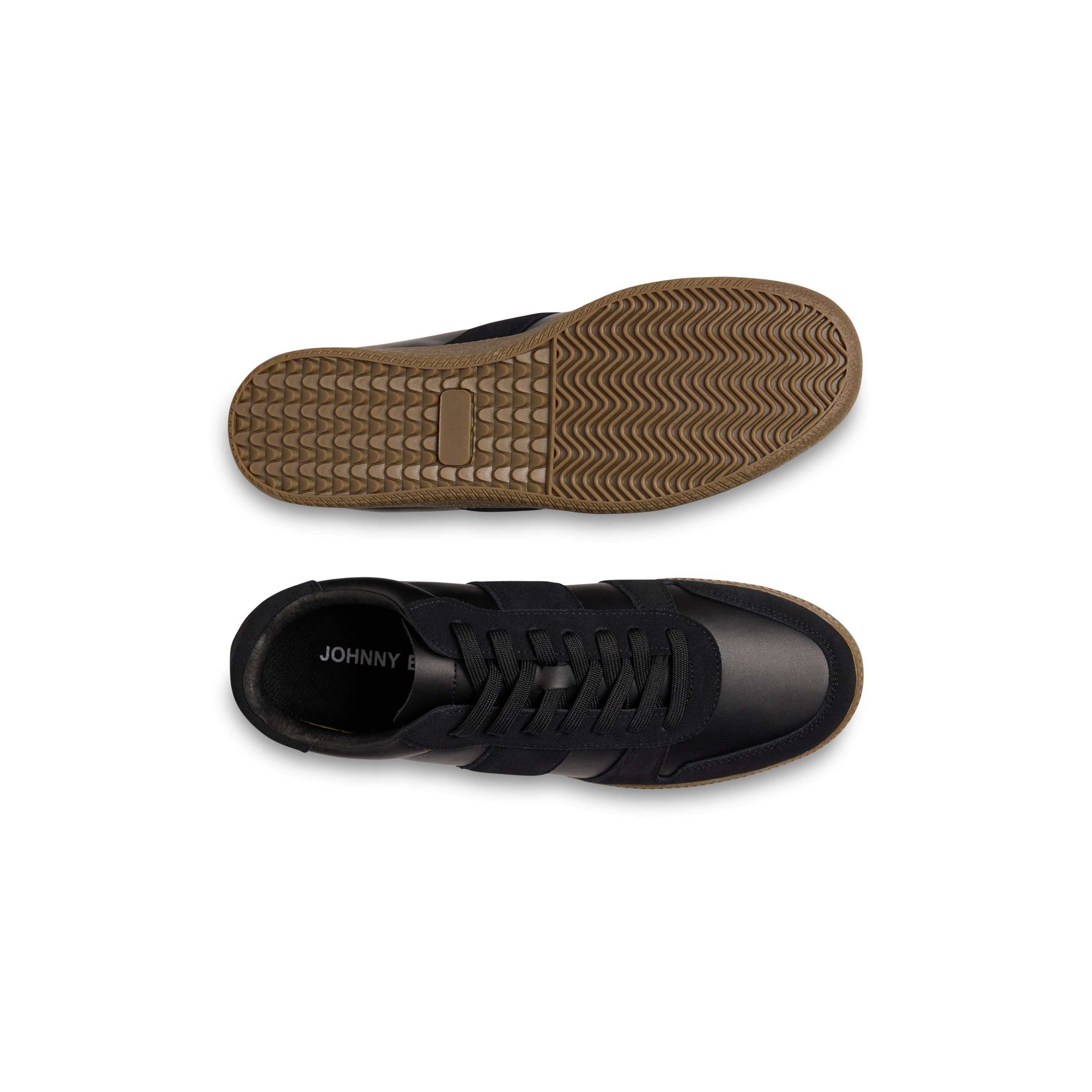 Black Elijah Suede Mix Sneaker