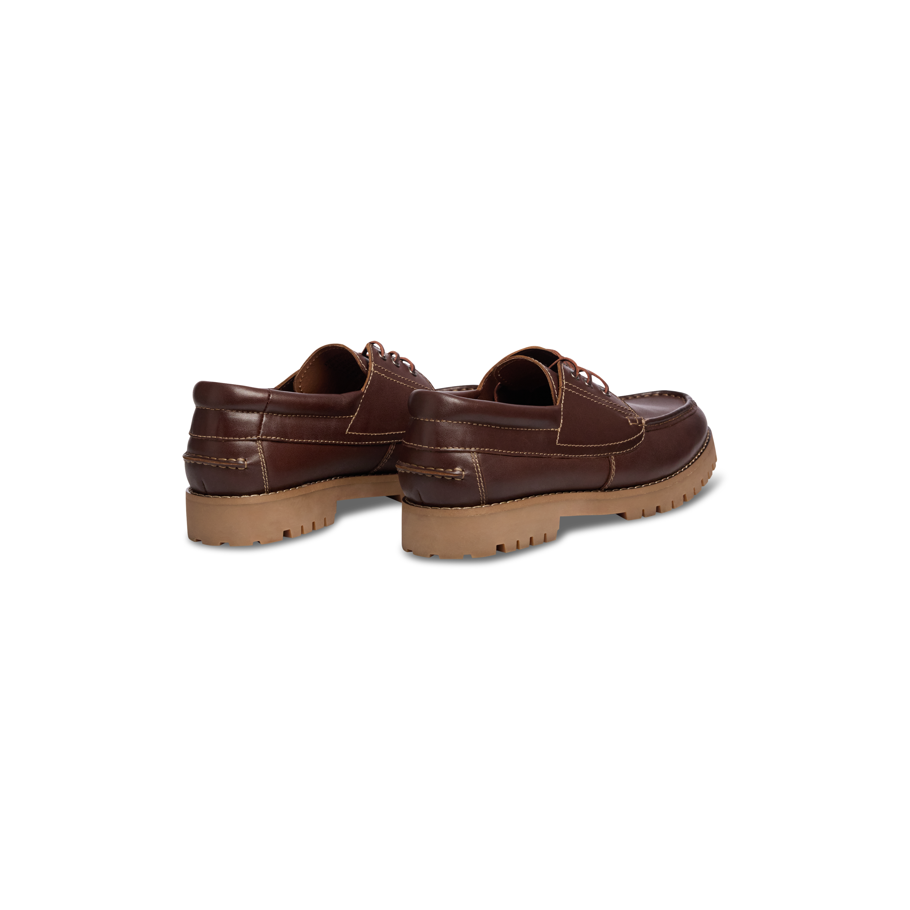 Chocolate Harlan Leather Boat Shoe