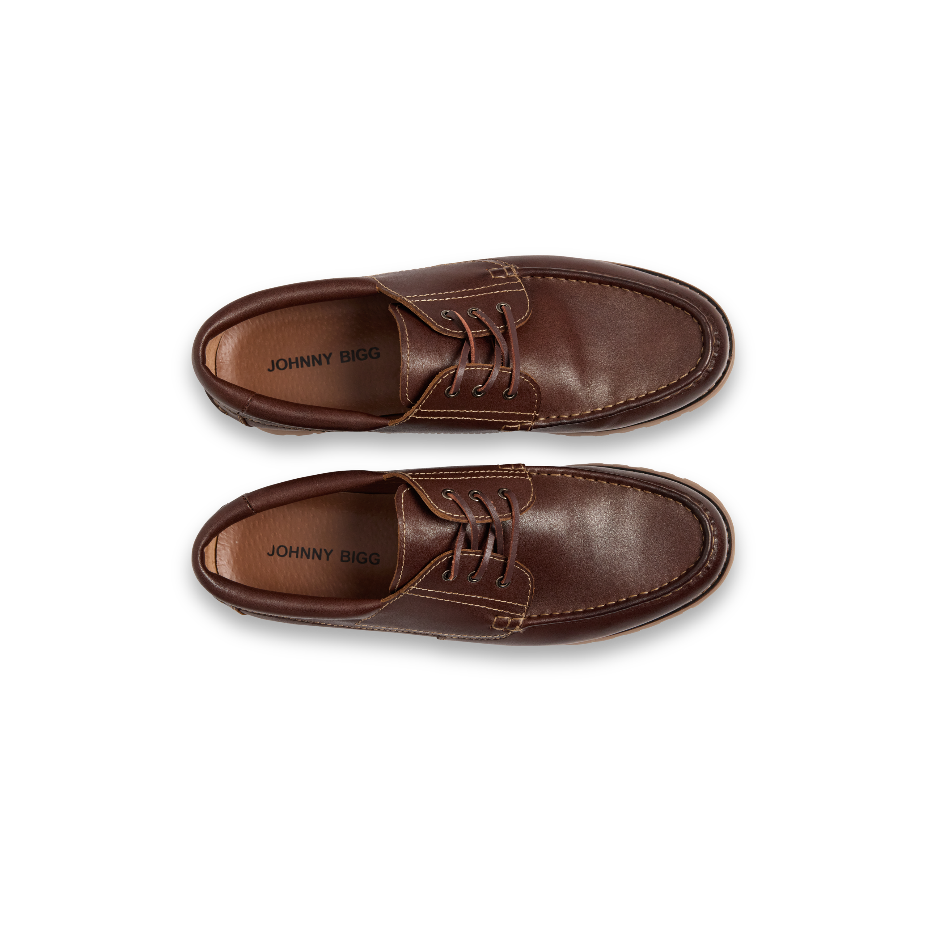 Chocolate Harlan Leather Boat Shoe