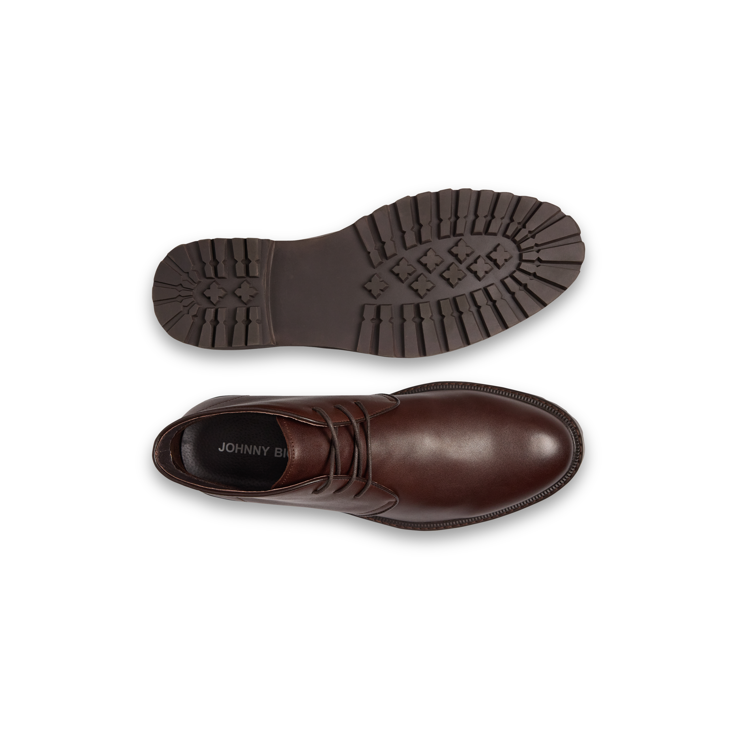 Chocolate Josh Leather Lace Up Boot