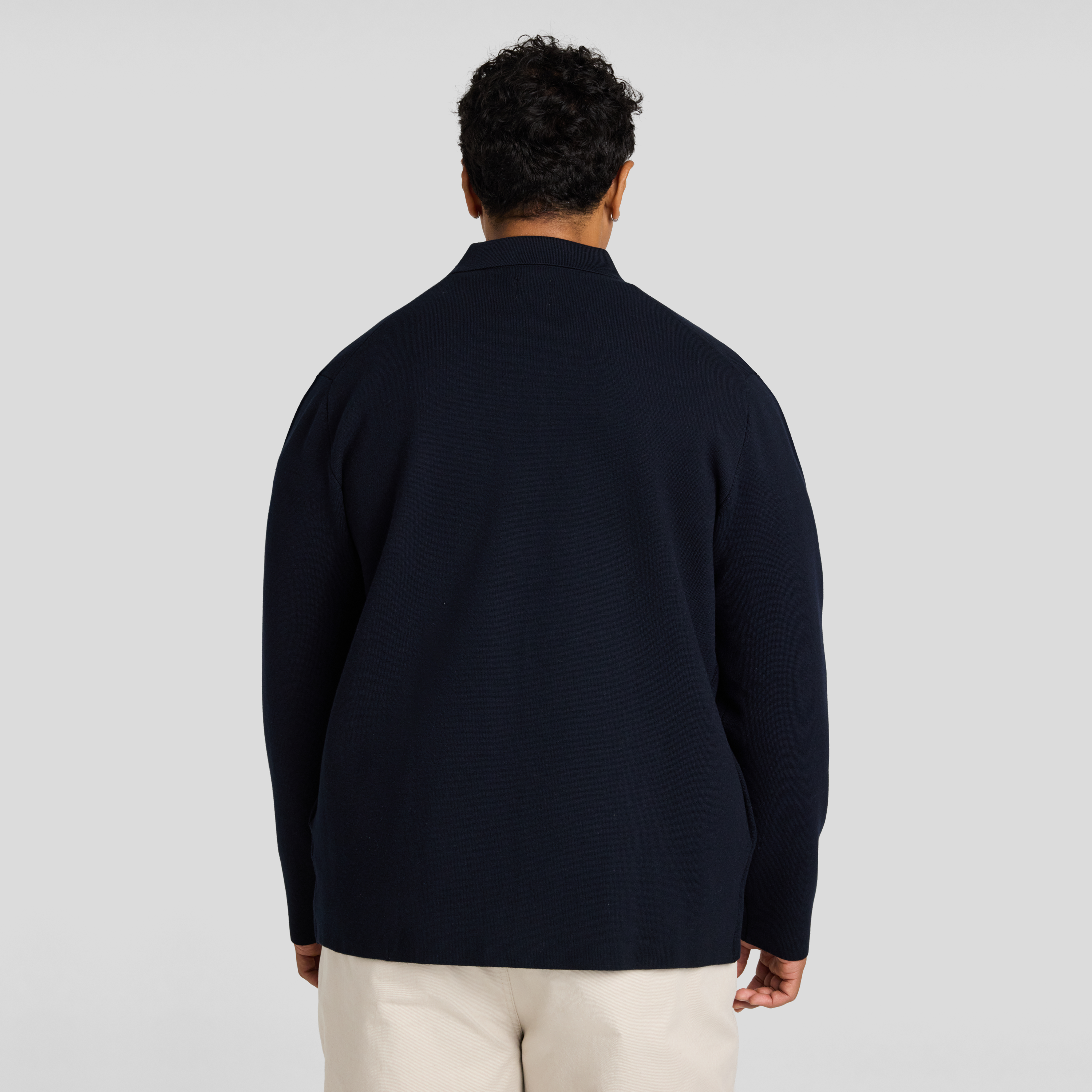 Navy Carlo Cardigan