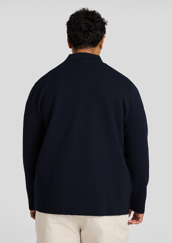 Navy Carlo Cardigan