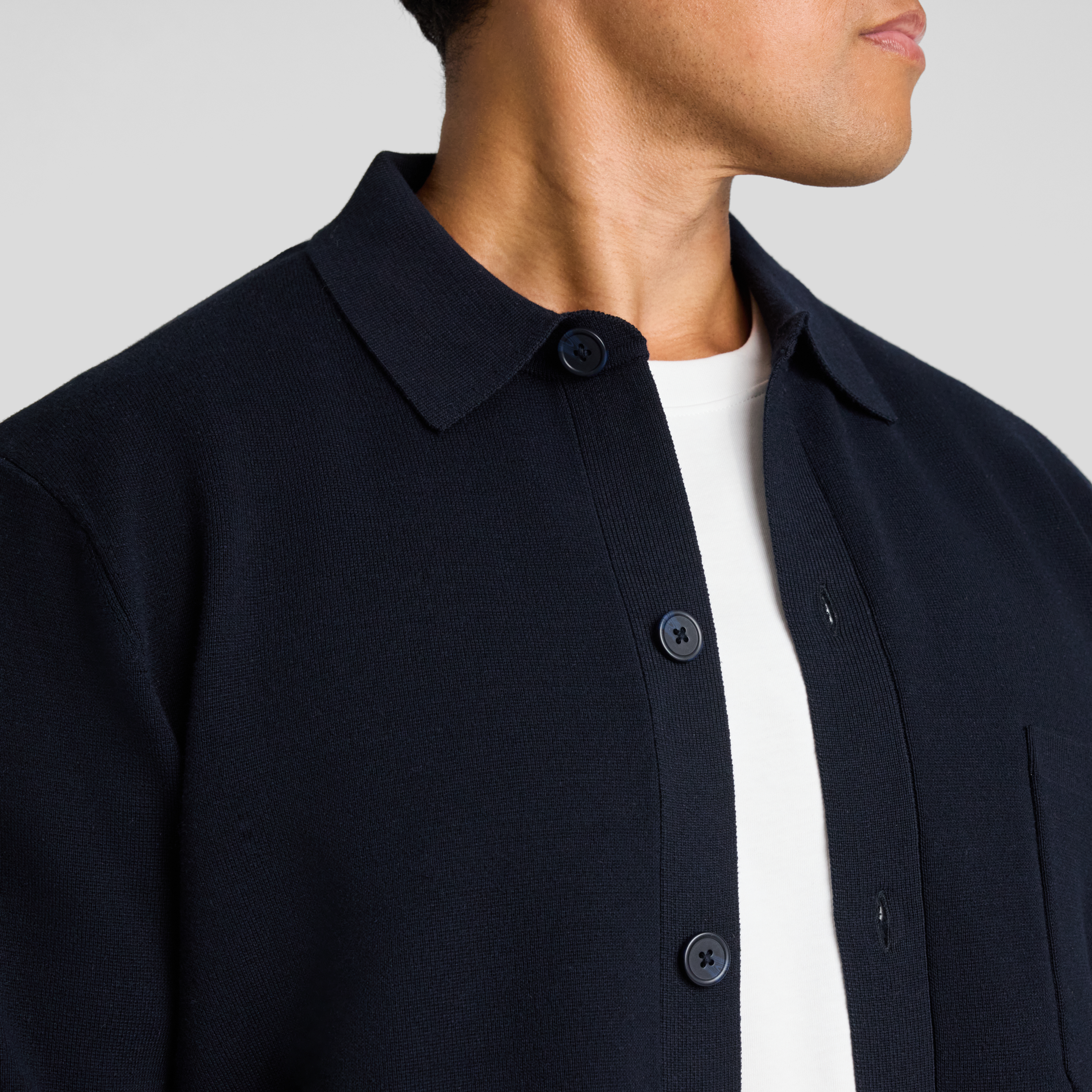 Navy Carlo Cardigan