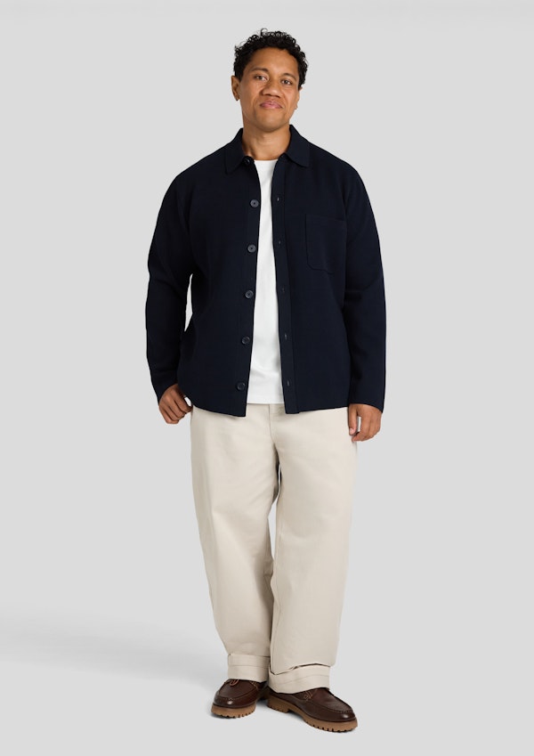 Navy Carlo Cardigan