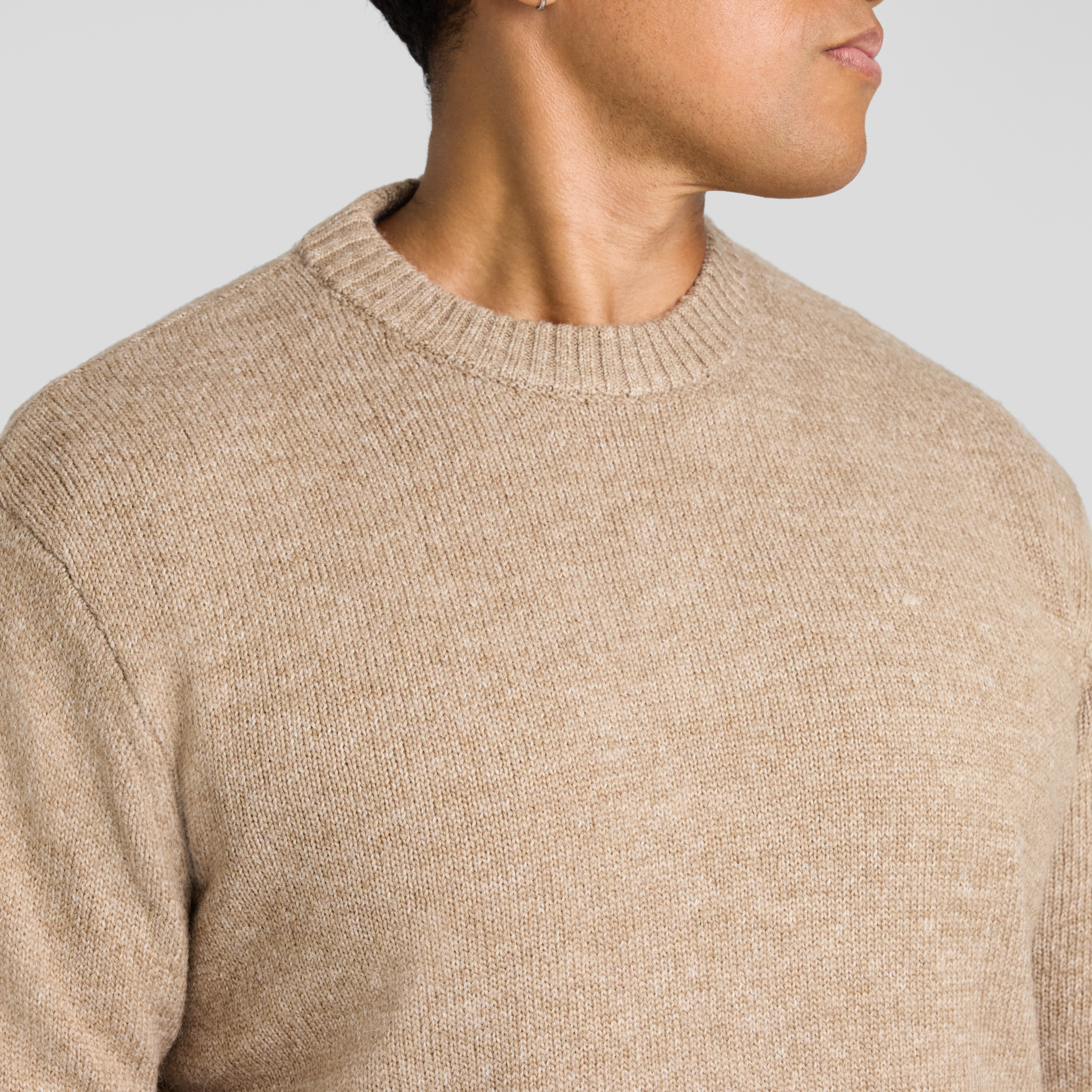 Brindle Marle Crew Neck Sweater
