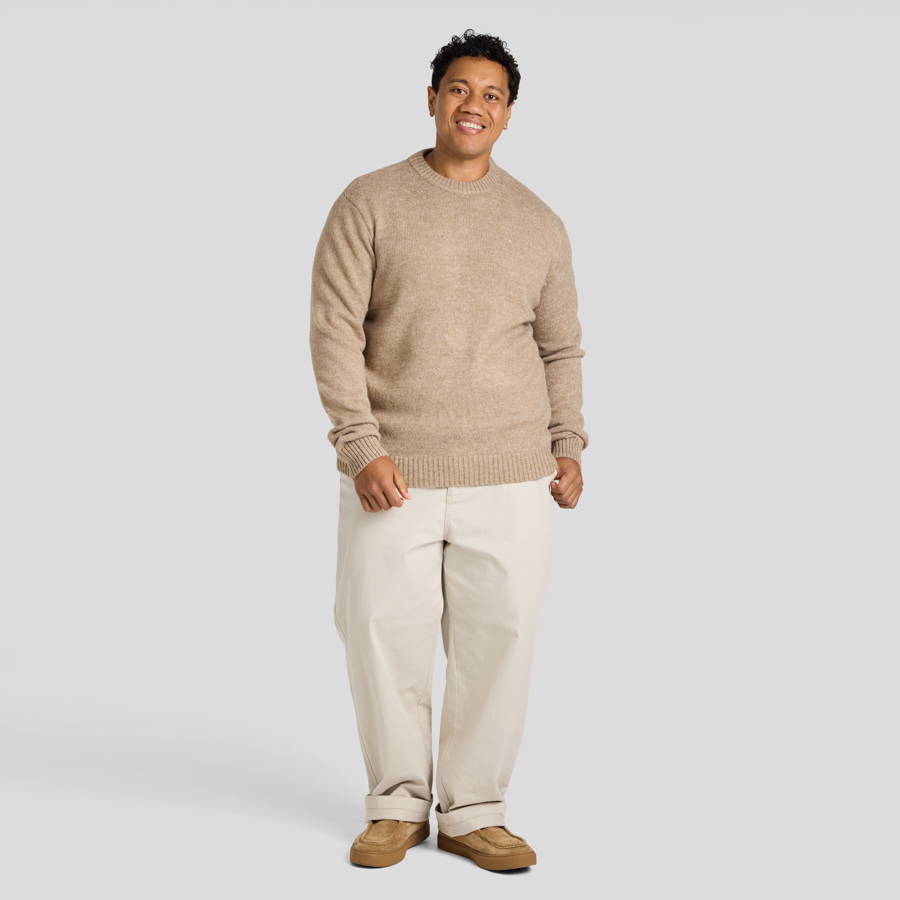 Brindle Marle Crew Neck Sweater