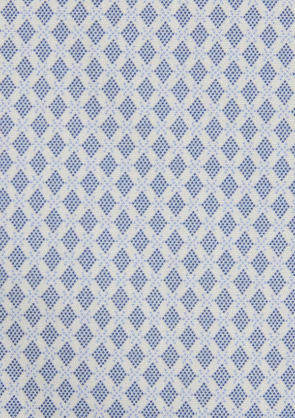 Blue Ethan Micro Print Shirt