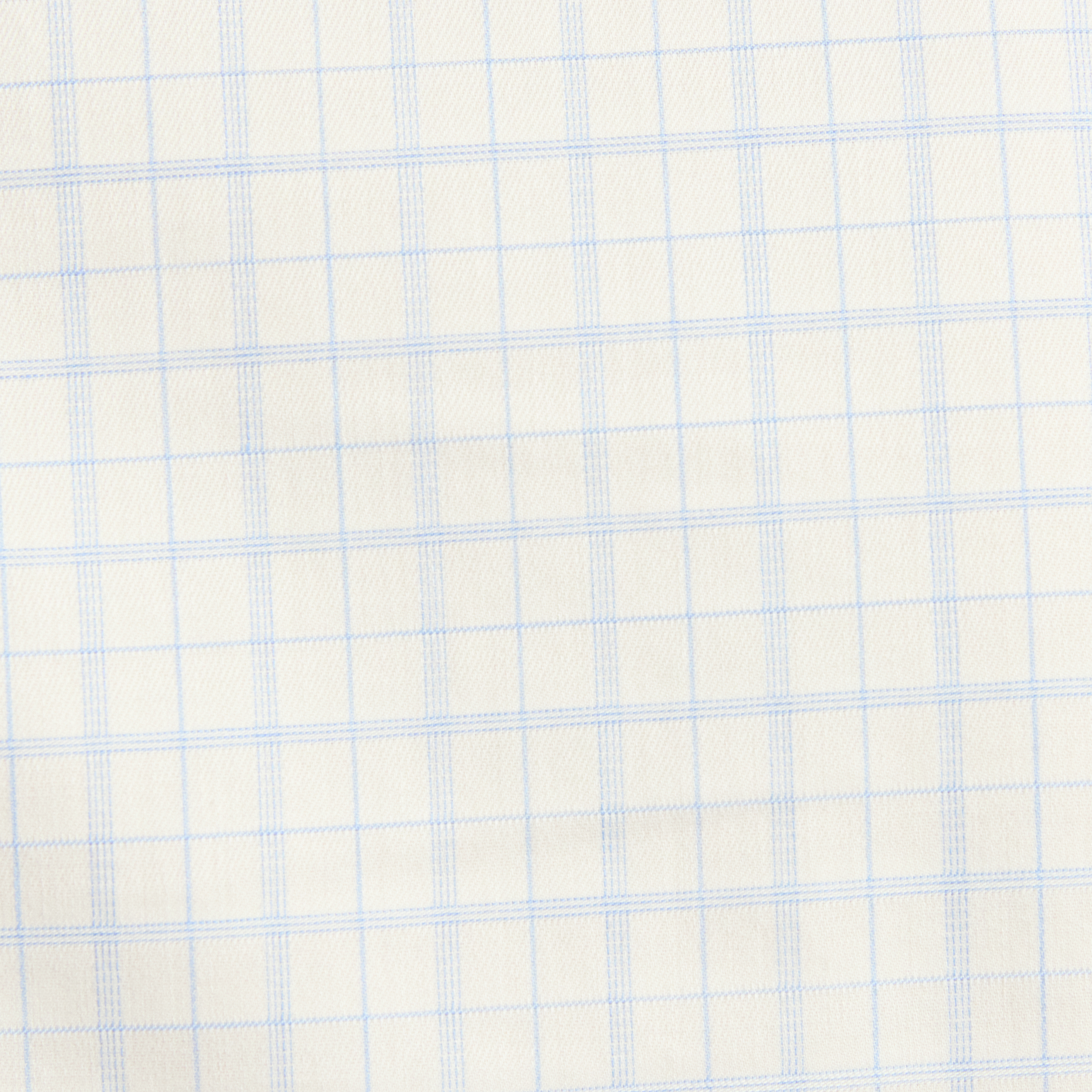 White Zane Easycare Check Shirt