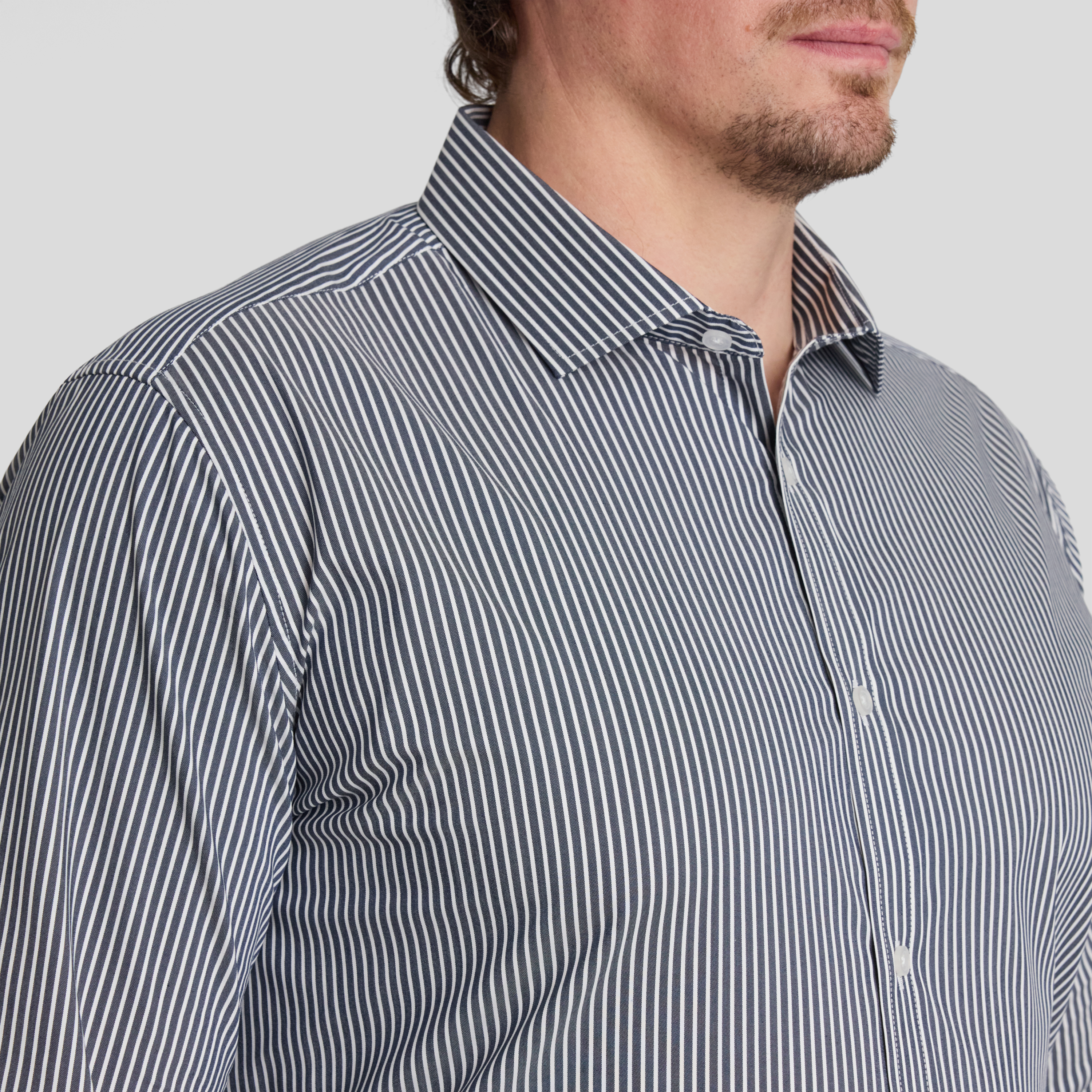 Ink Hunter Easycare Stripe Shirt
