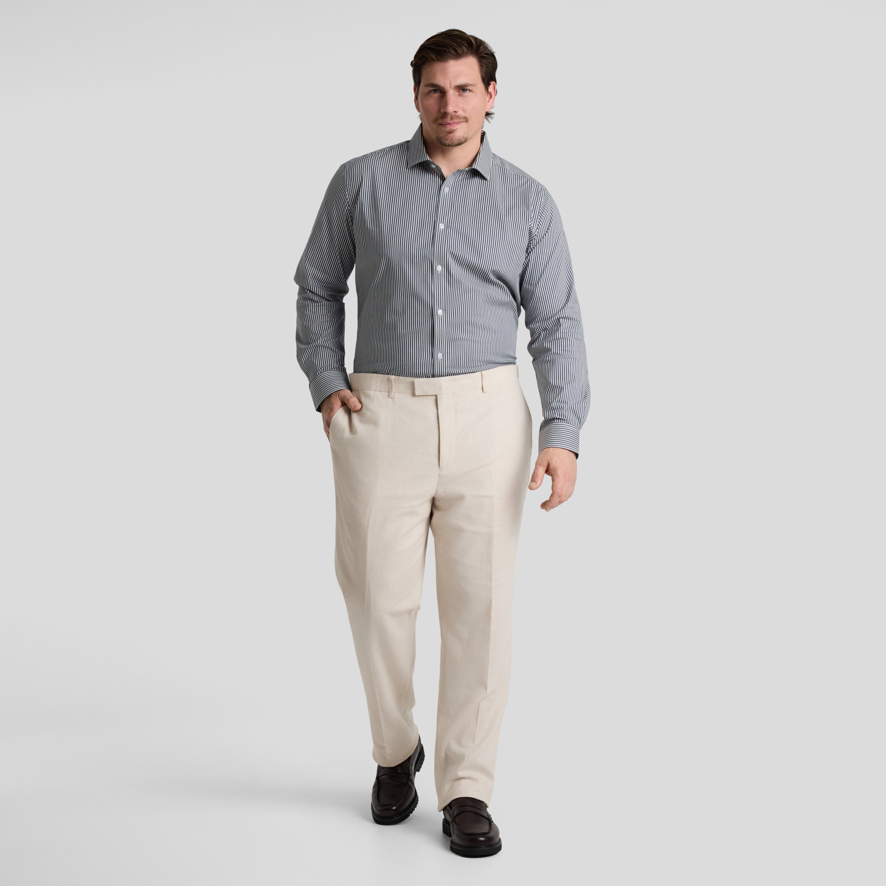 Ink Hunter Easycare Stripe Shirt