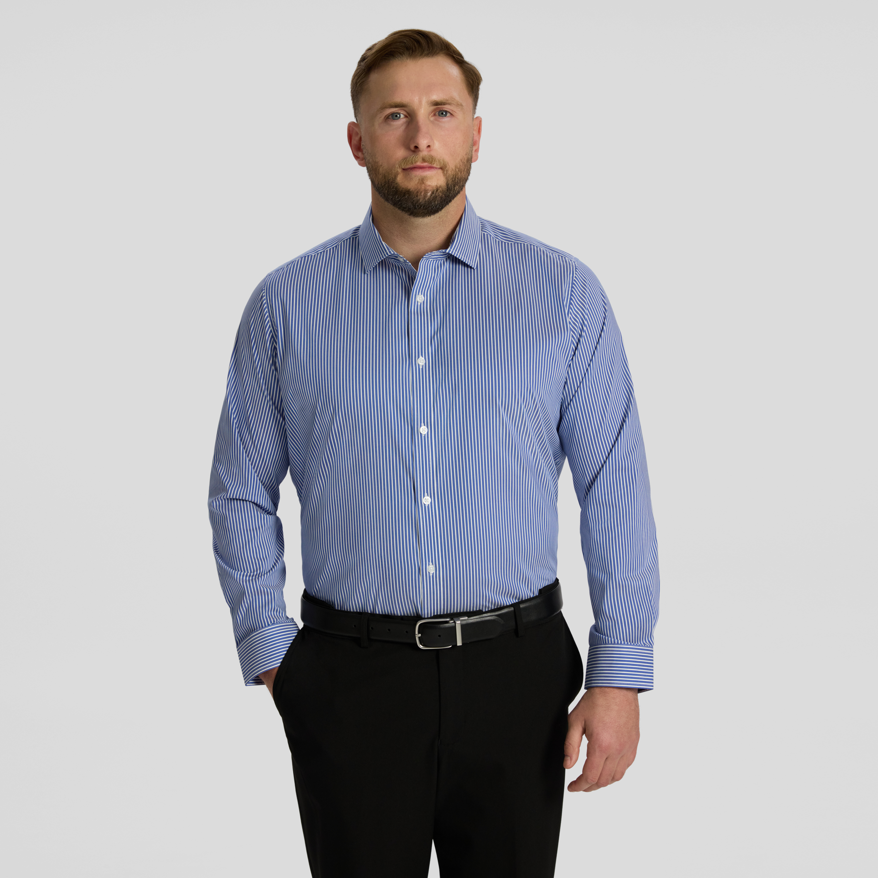 Hunter Easycare Stripe Shirt