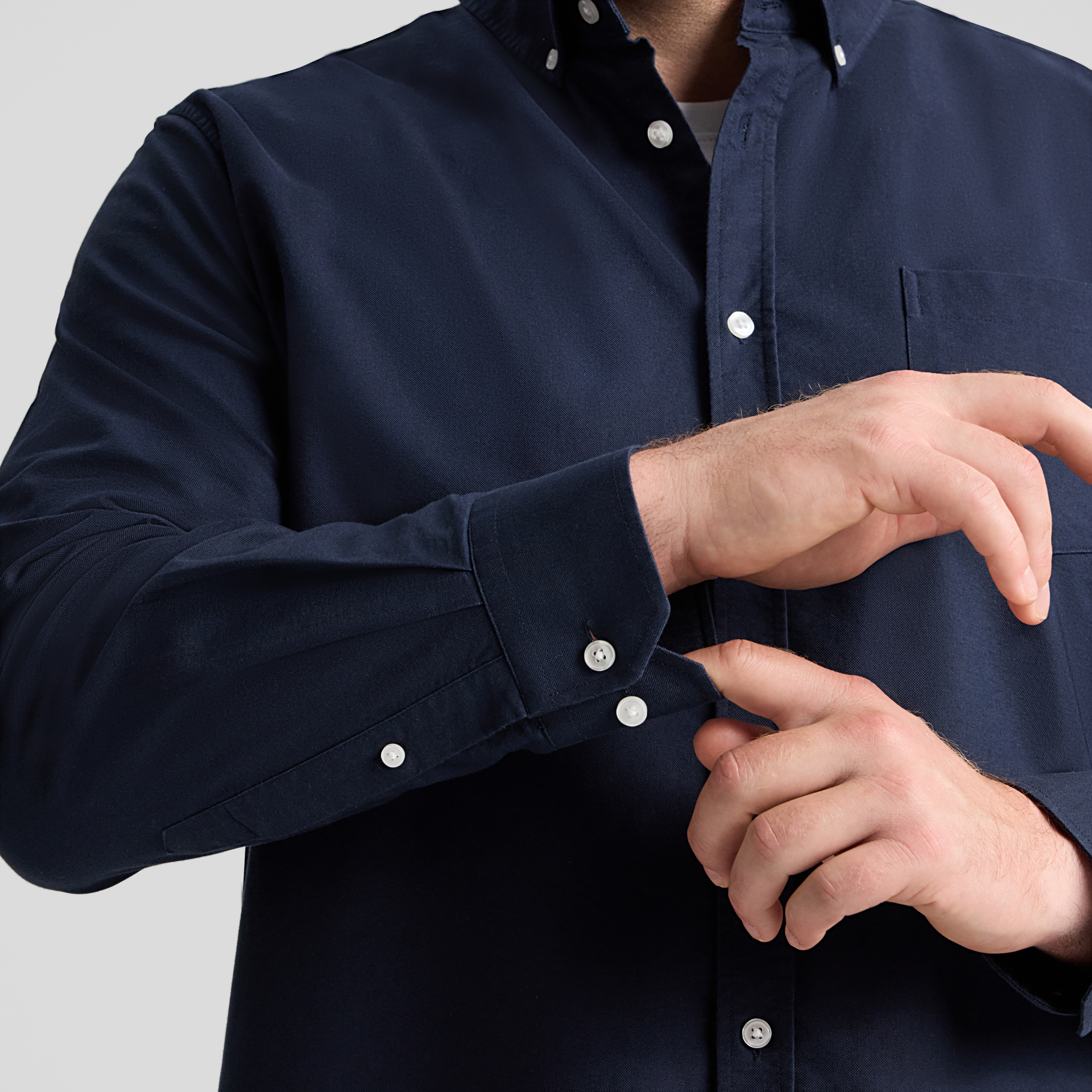 Navy Classic Oxford Shirt