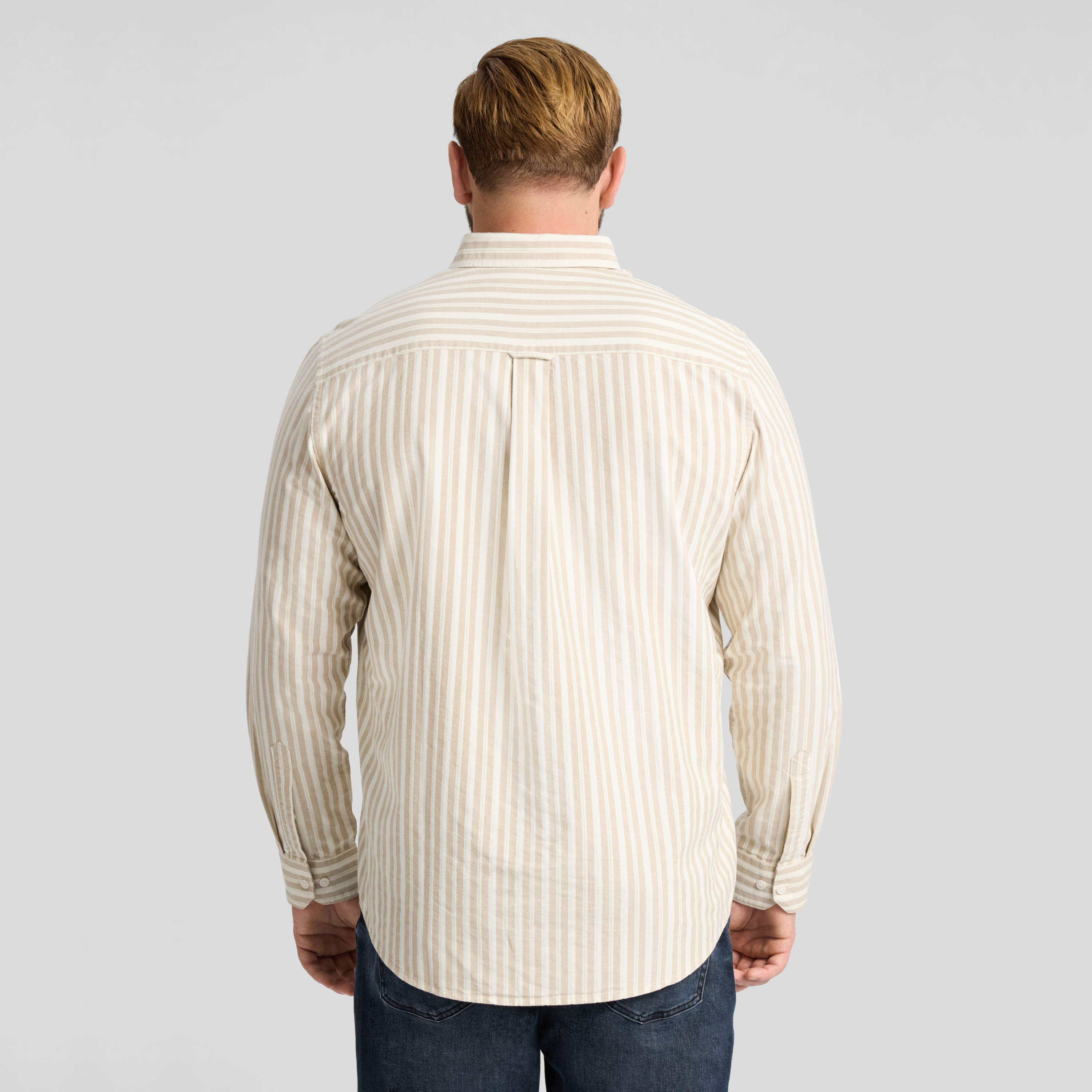 Natural Oxford Stripe Shirt