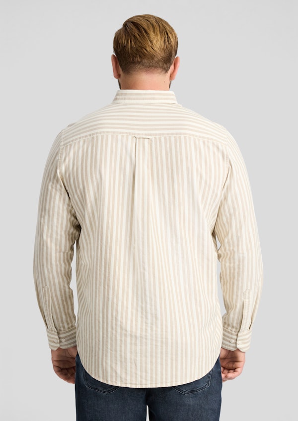 Natural Oxford Stripe Shirt