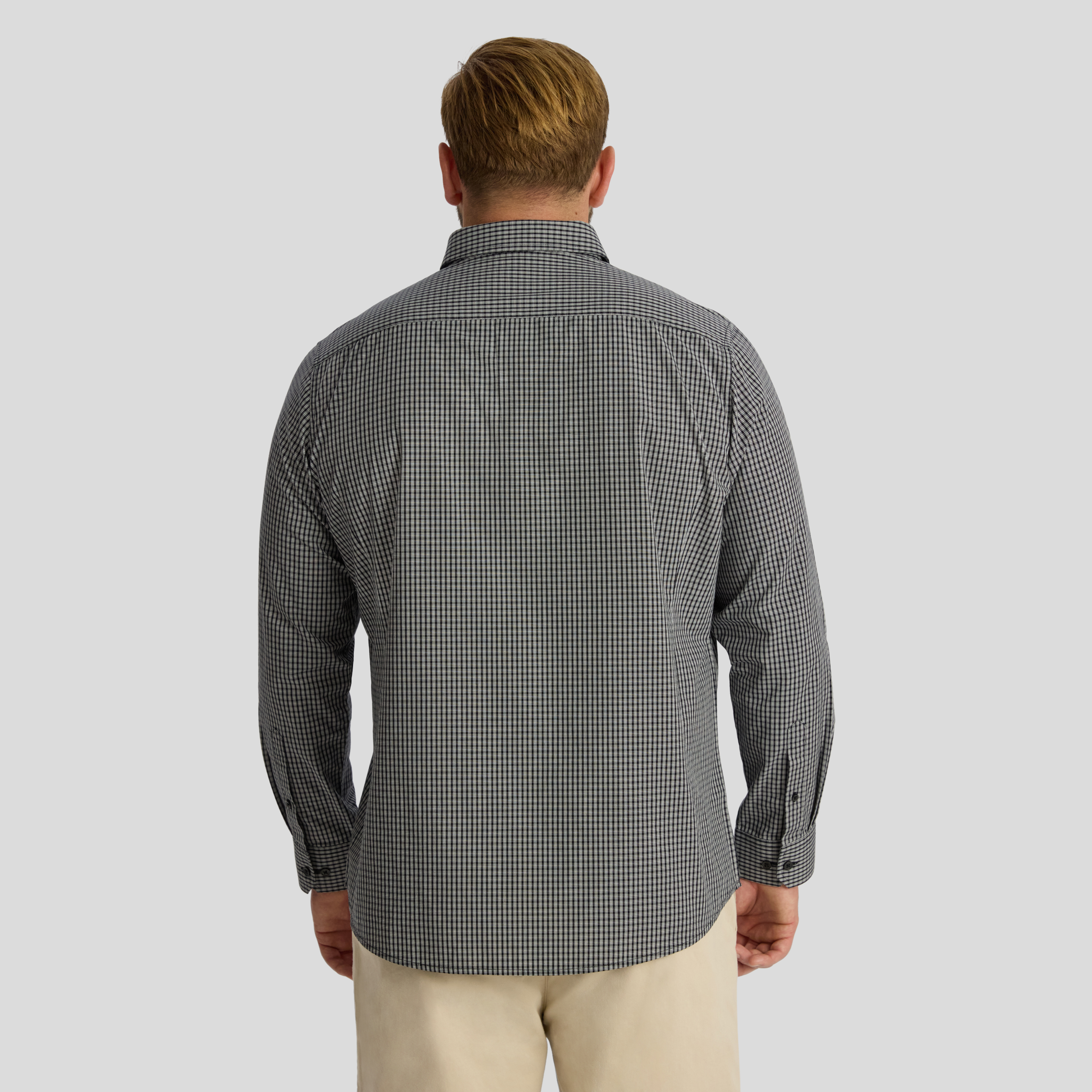 Black Grayson Easycare Check Shirt
