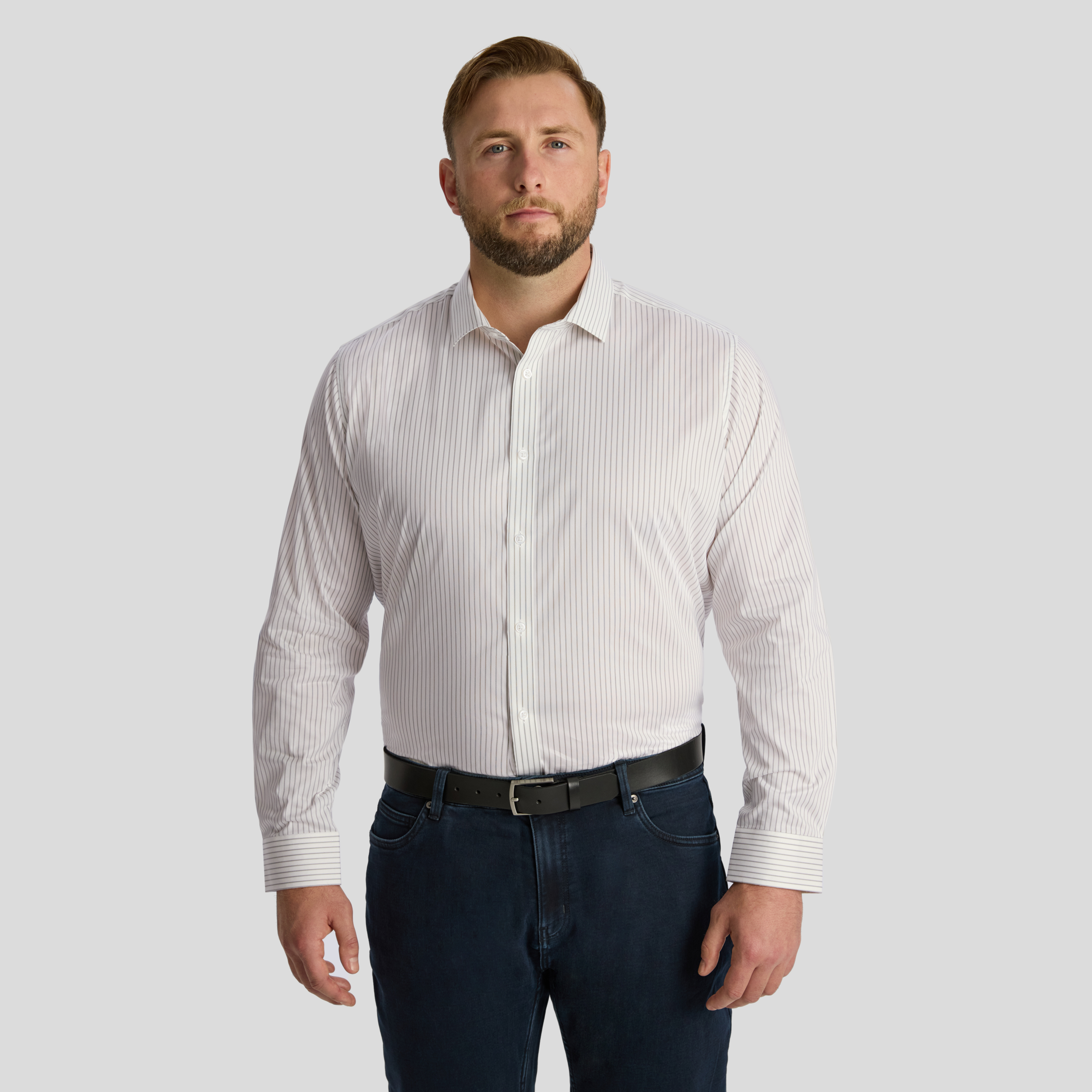 Boston Easycare Stripe Shirt