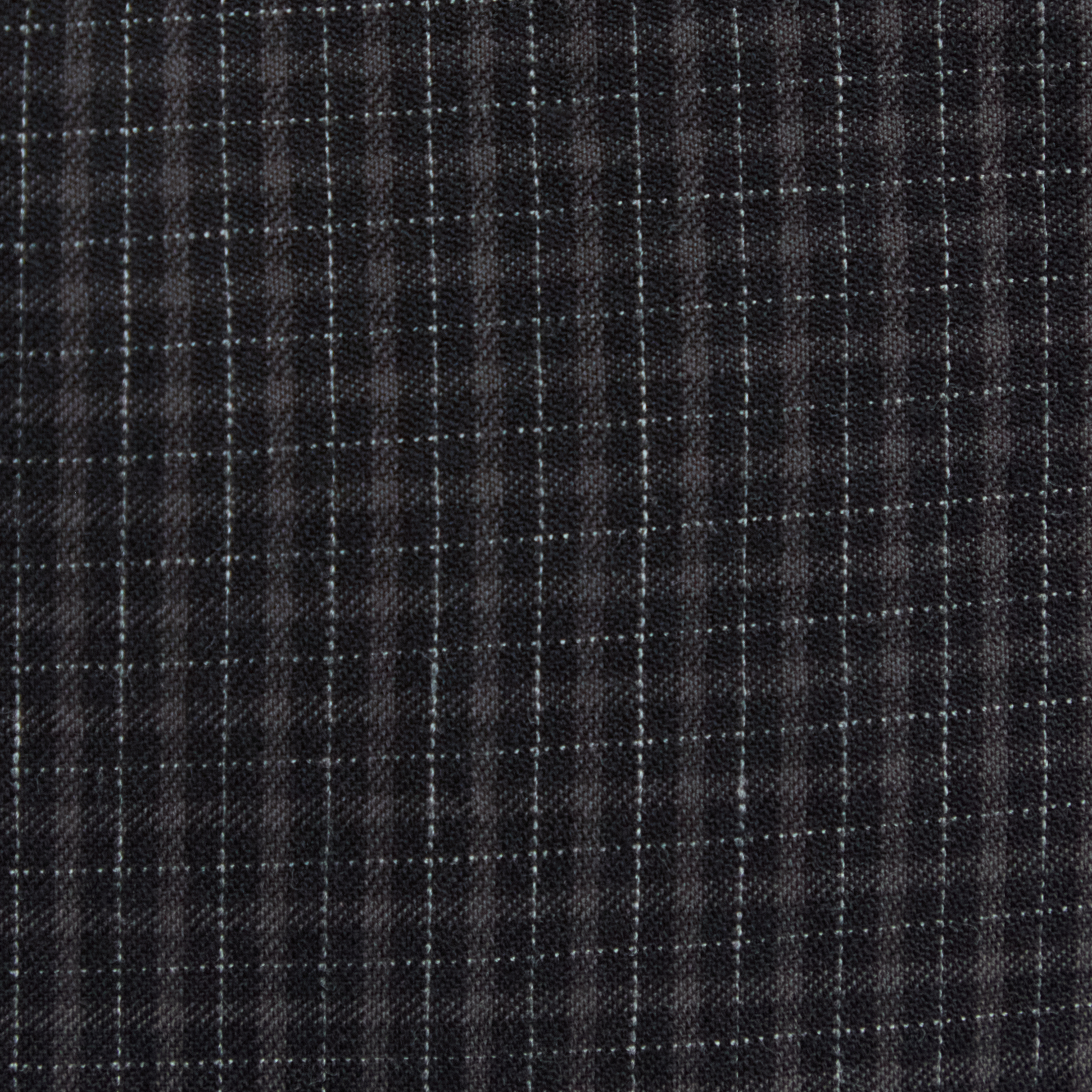 Black Scott Relaxed Check Shirt