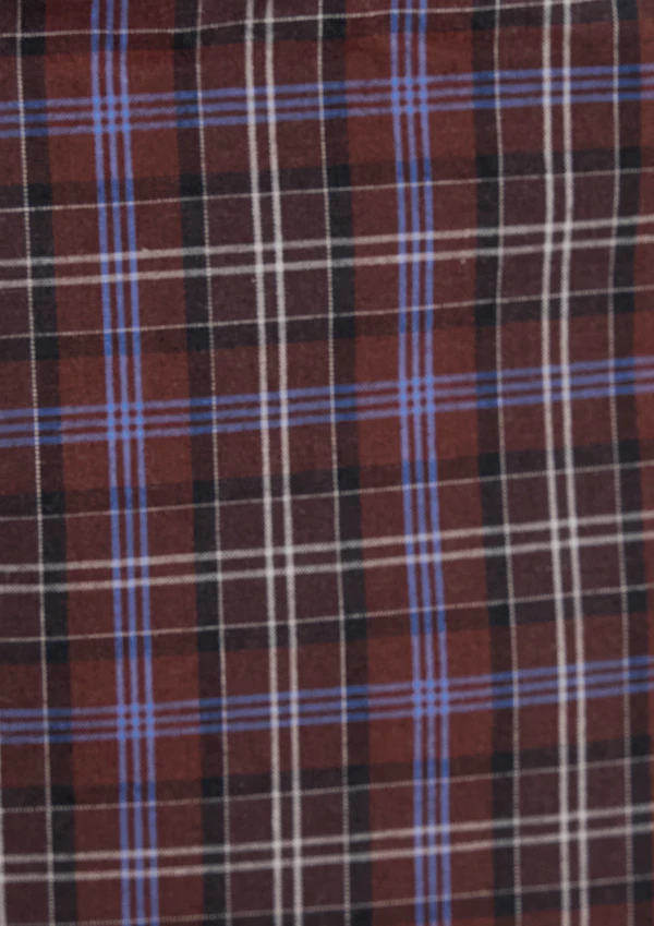 Burgundy Magnus Check Shirt