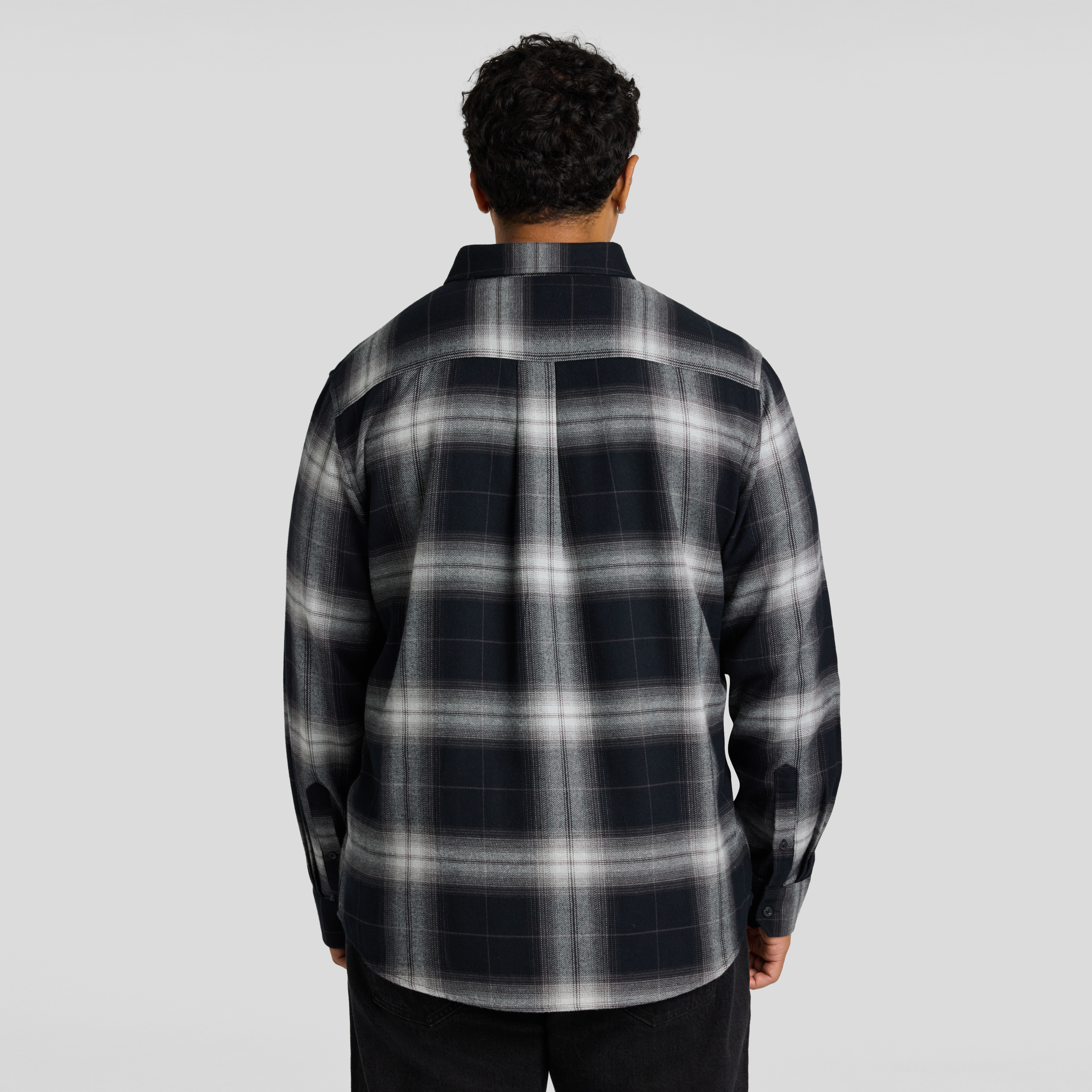Black Jonas Flannel Check Shirt