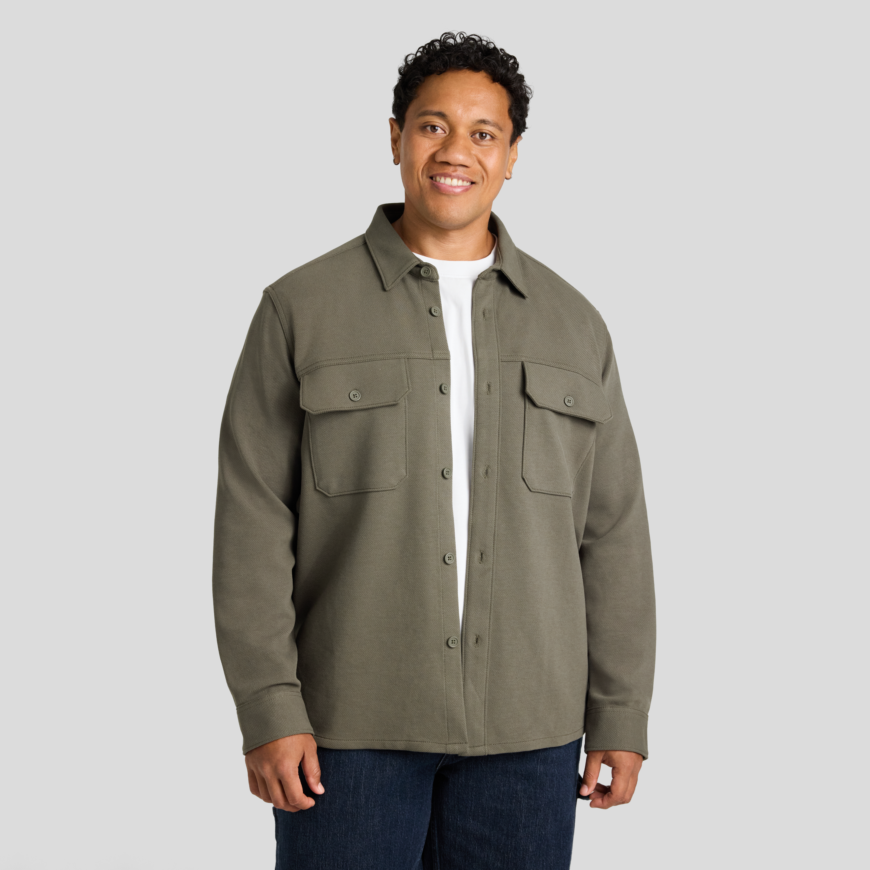 Twill Comfort Overshirt
