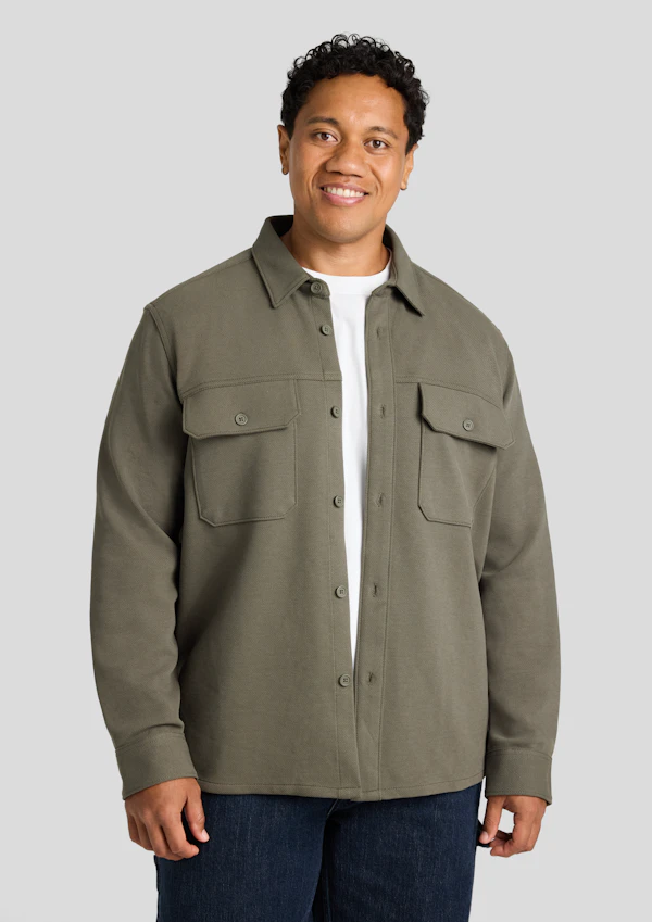 Twill Comfort Overshirt