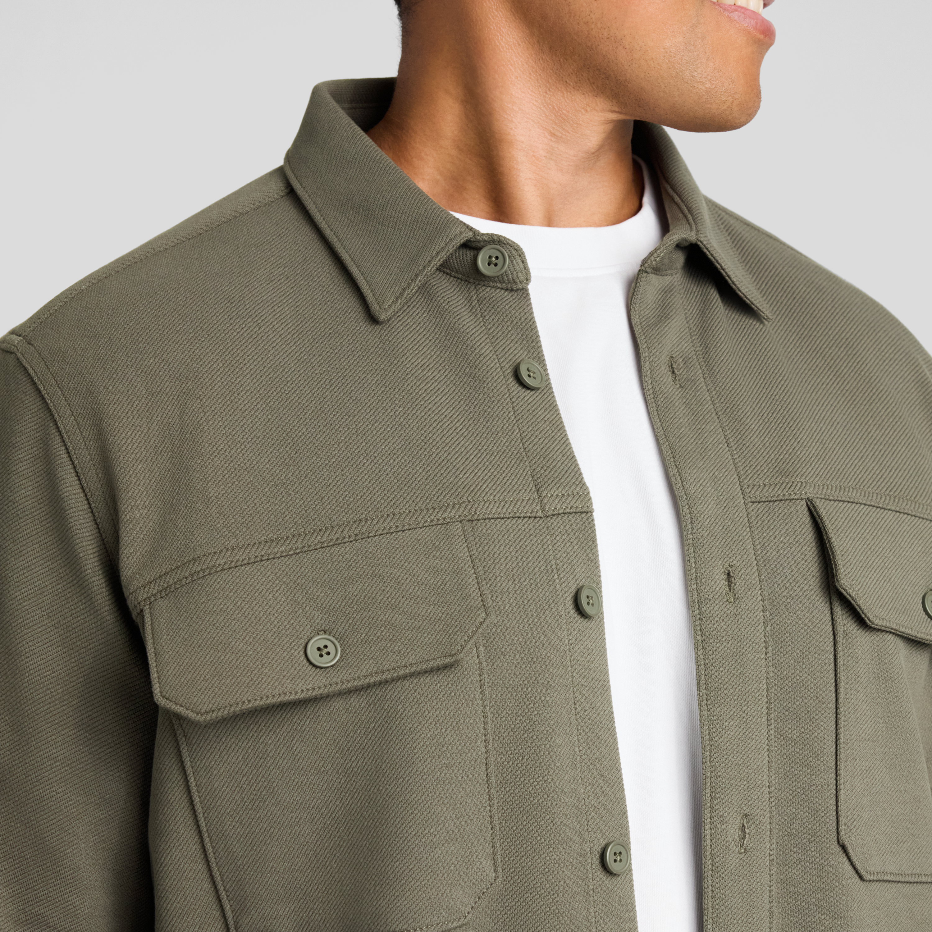 Army Twill Comfort Overshirt
