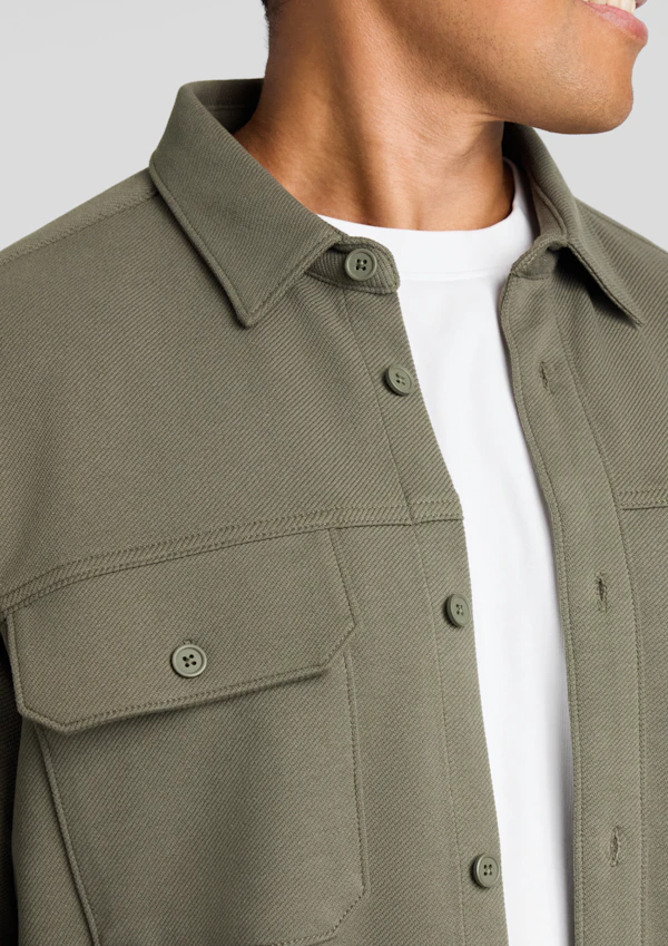 Army Twill Comfort Overshirt