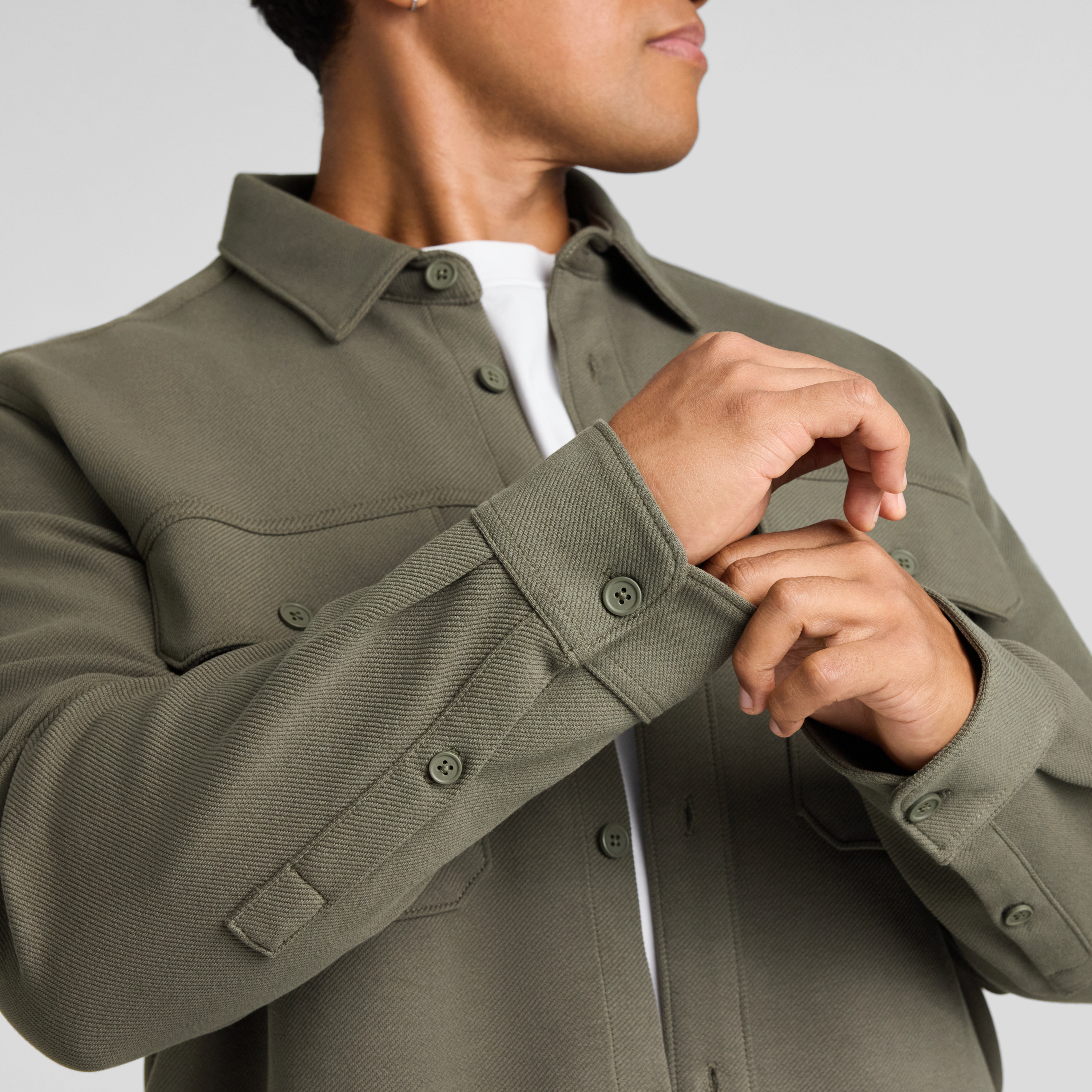 Army Twill Comfort Overshirt