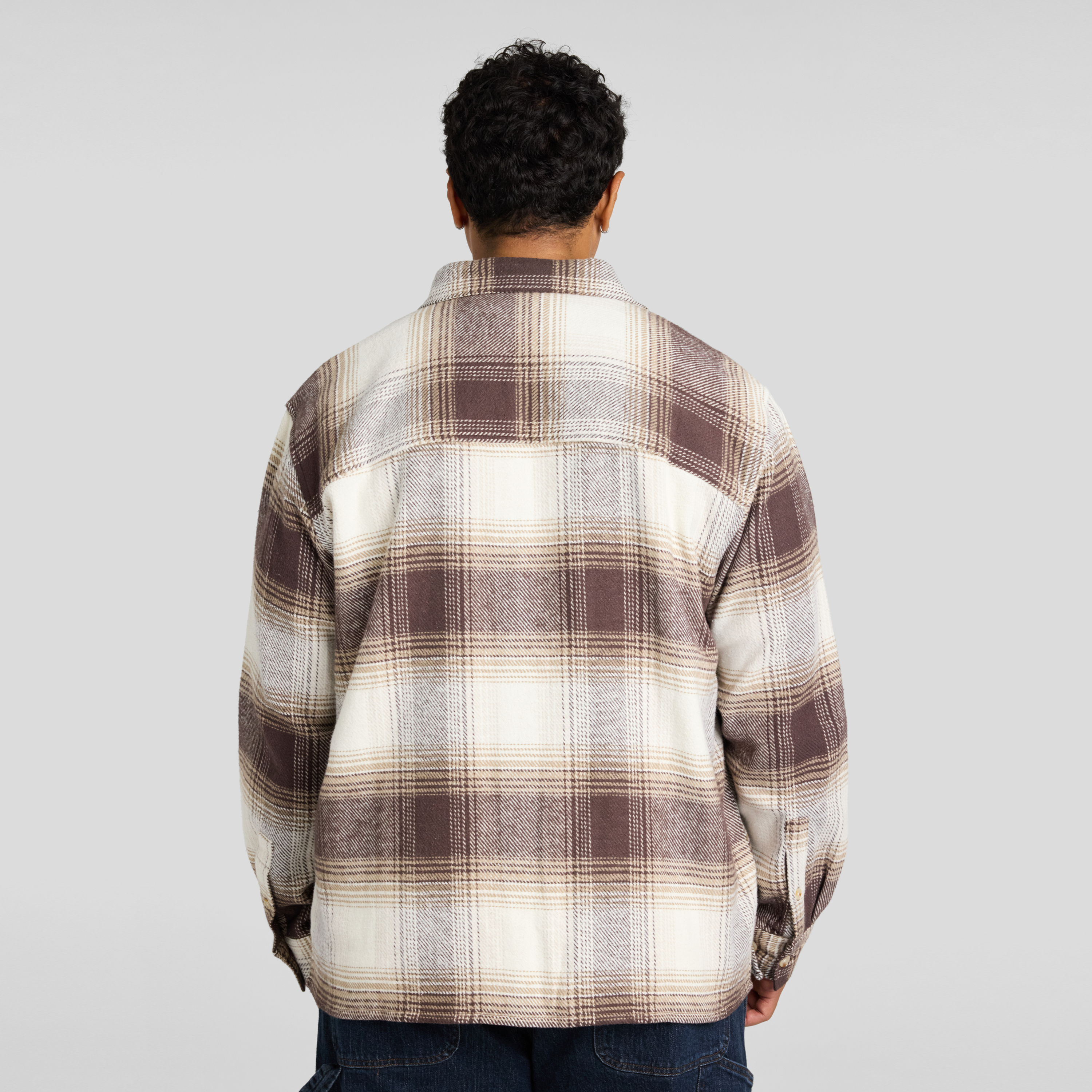 Brown Logan Check Overshirt