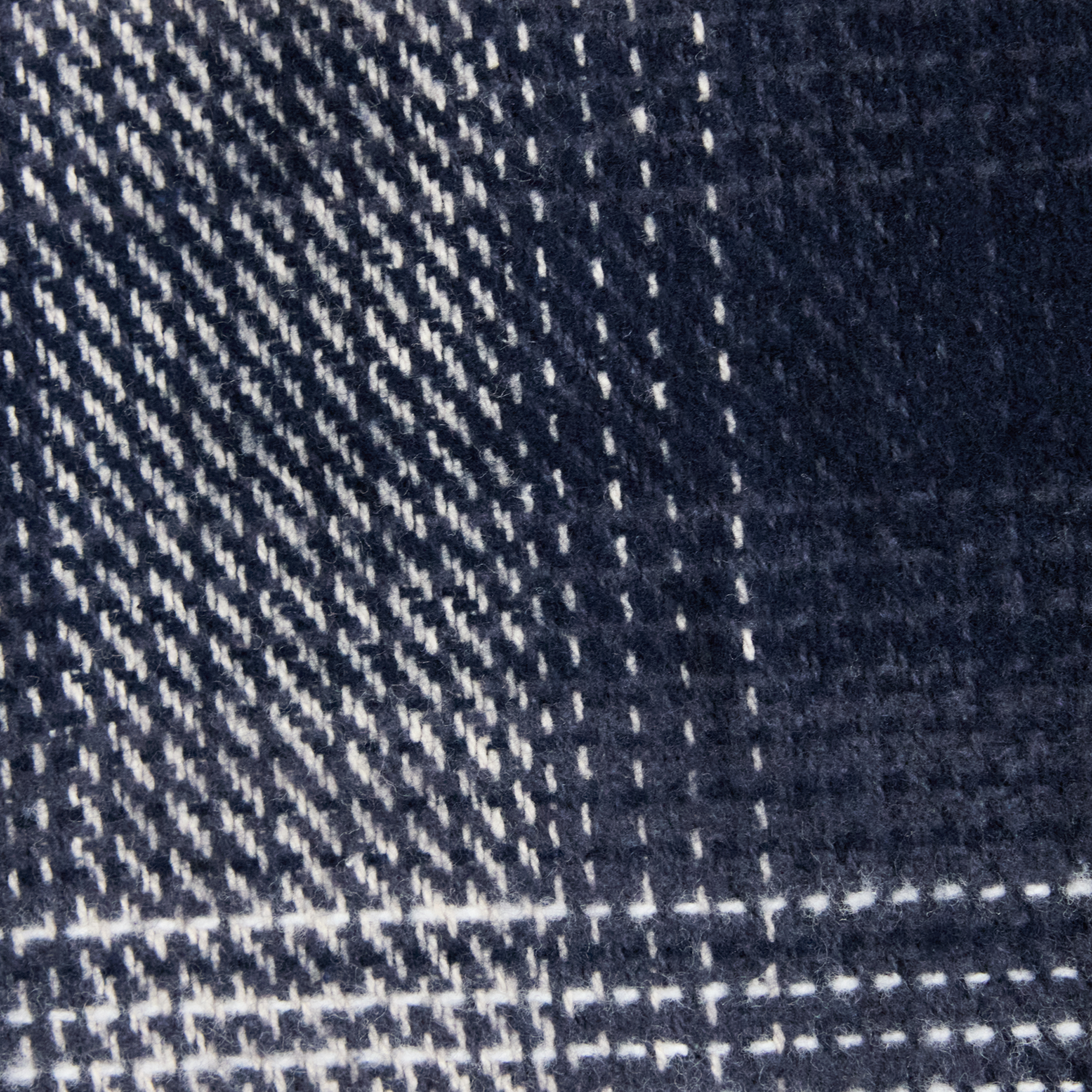 Navy Logan Check Overshirt