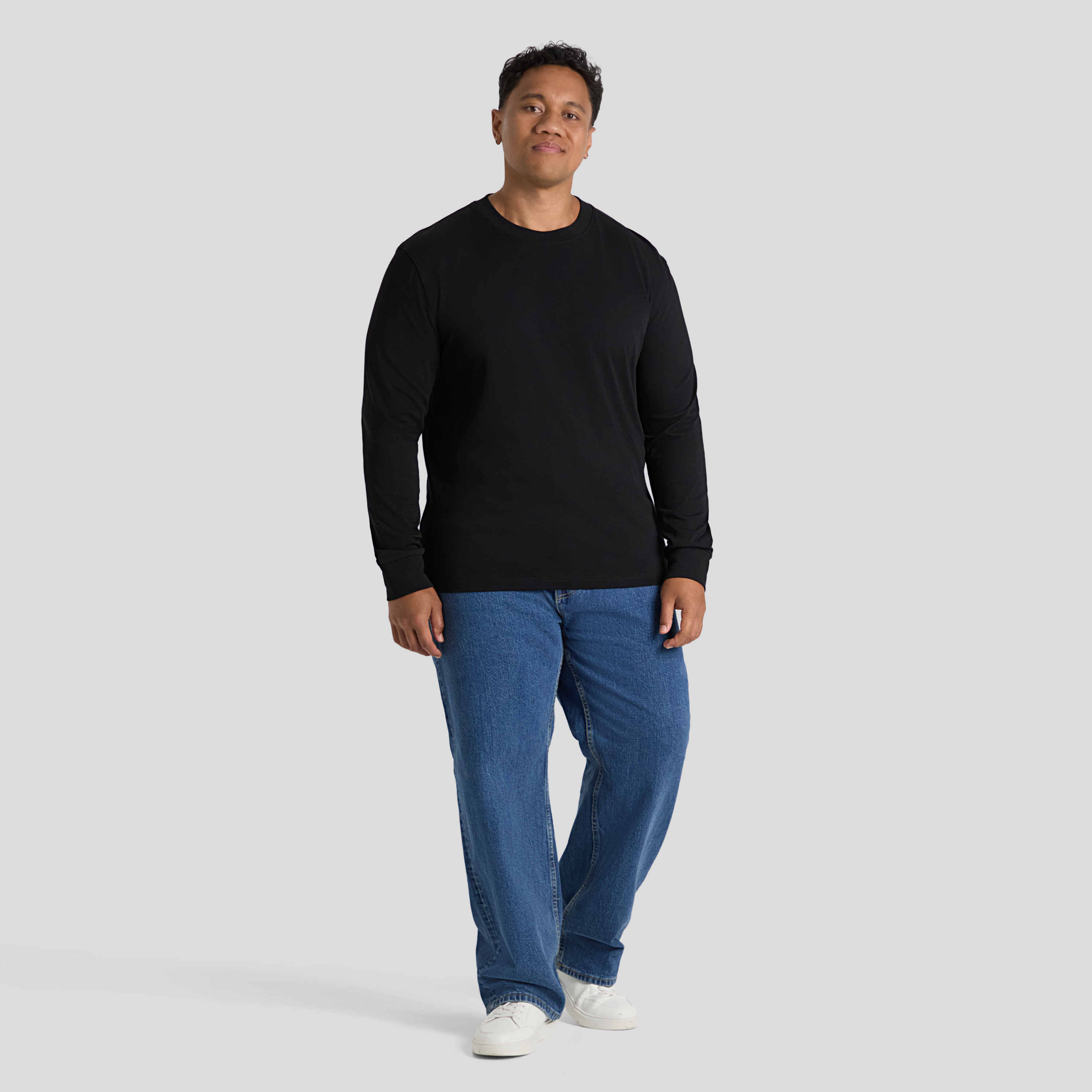 Black Classic Heavy Long Sleeve Tee