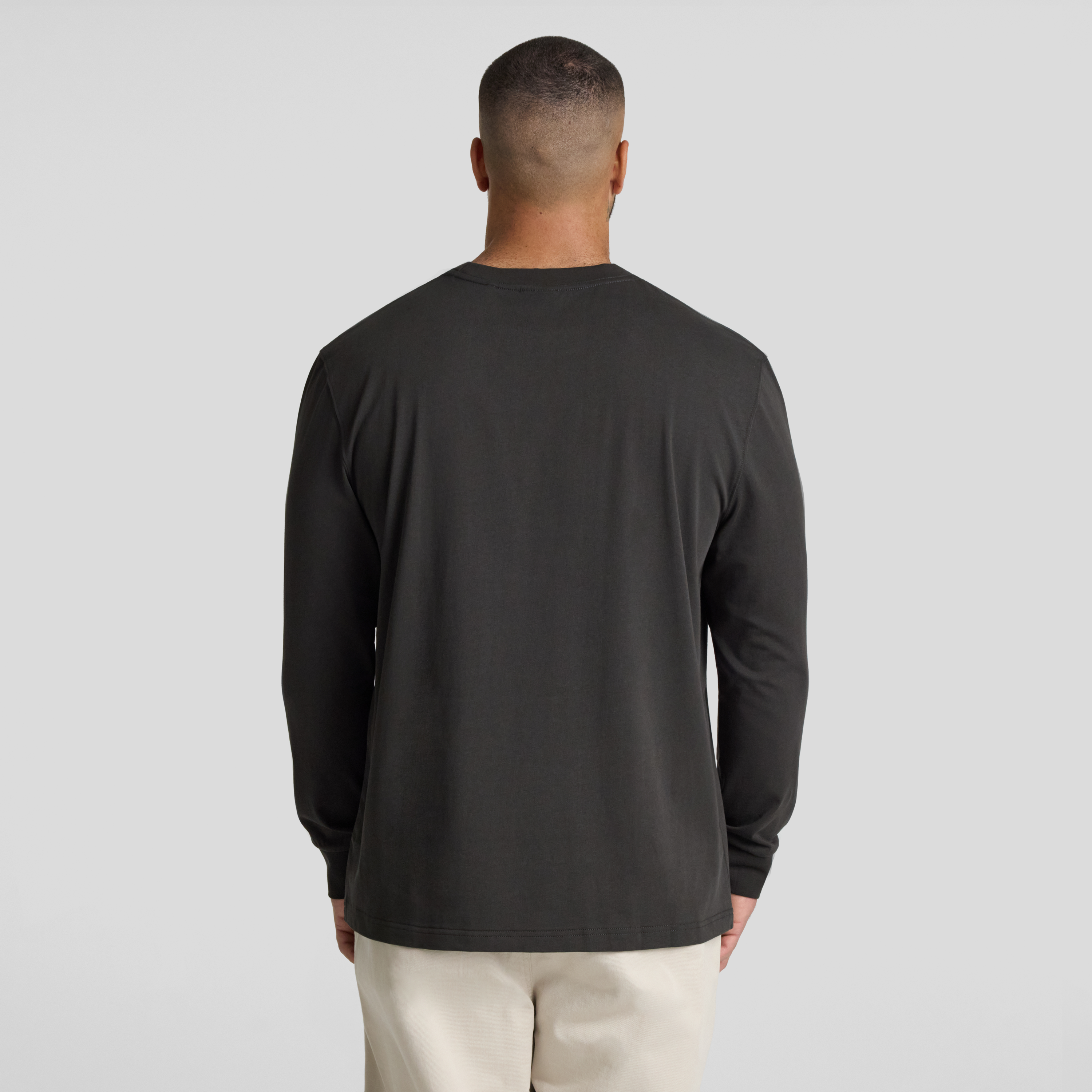 Charcoal Classic Heavy Long Sleeve Tee